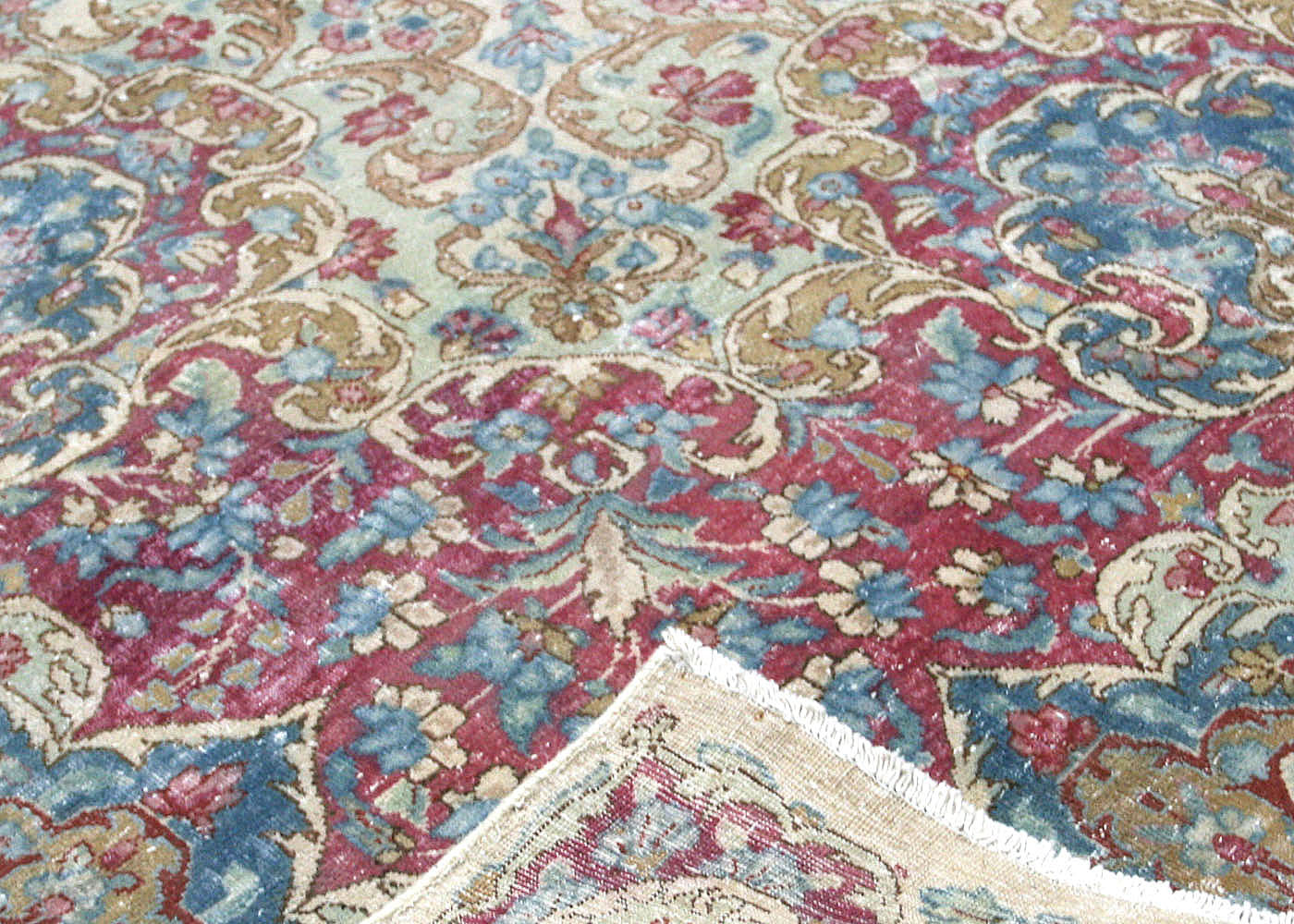 Semi Antique Persian Kerman Rug - 10'7" x 18'1" - 220281