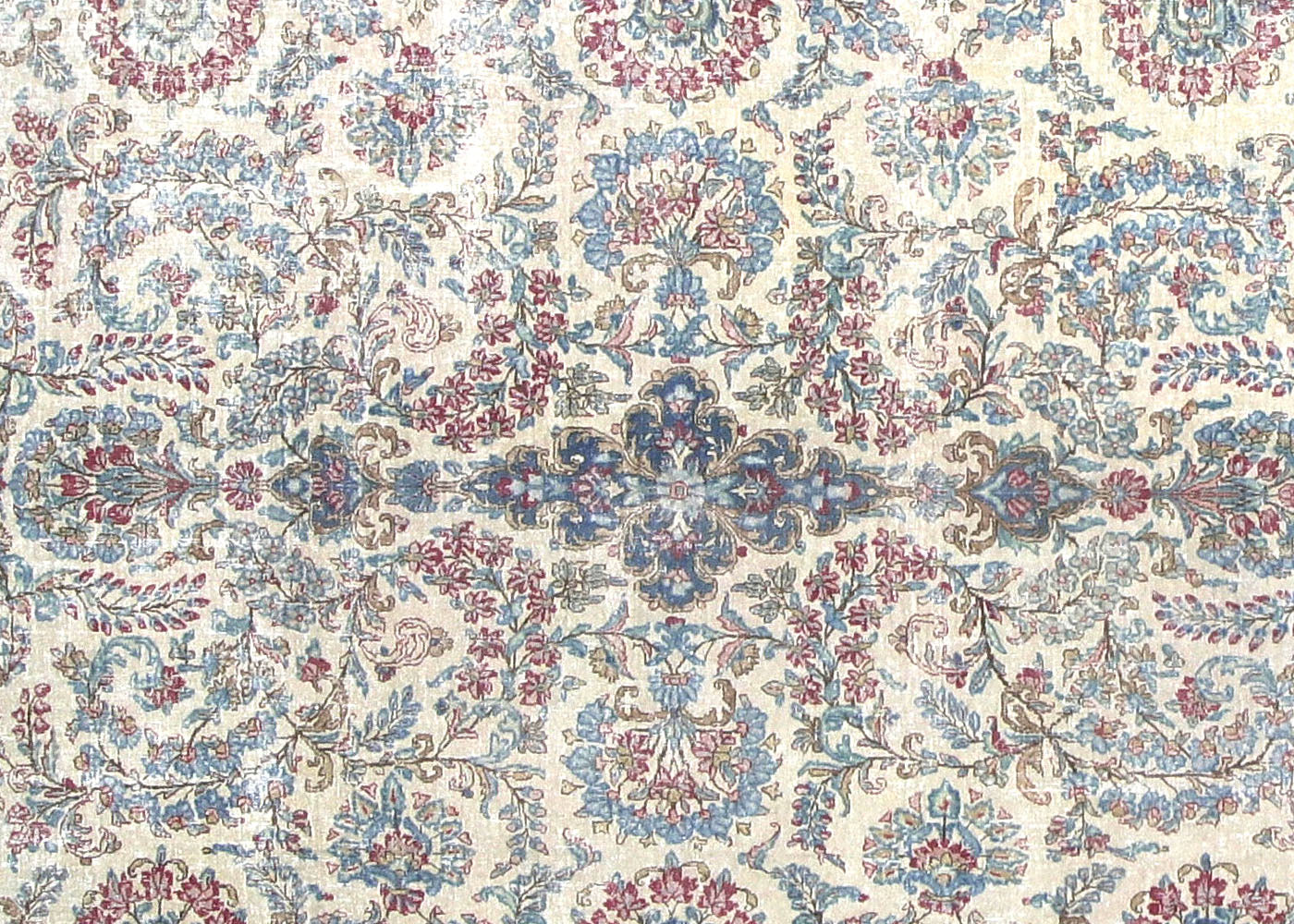 Semi Antique Persian Kerman Rug - 10'7" x 18'1" - 220281