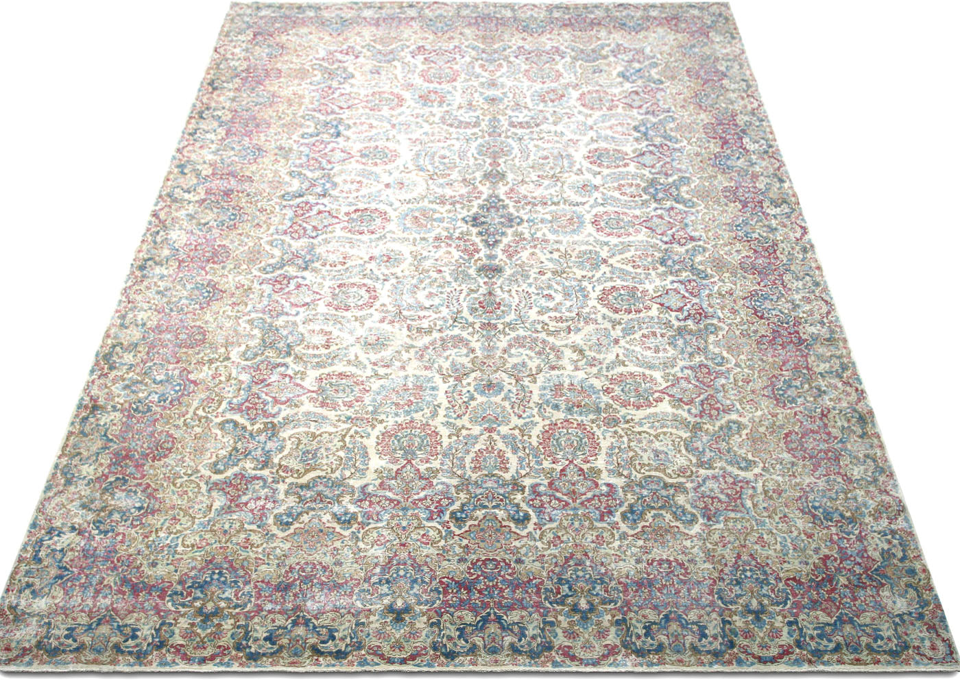 Semi Antique Persian Kerman Rug - 10'7" x 18'1" - 220281