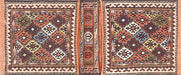 Vintage Belouchi Saddle Bag - 1'7" x 3'9"