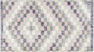 Vintage Turkish Mid-Century-Modern Rug - 1'9" x 3'