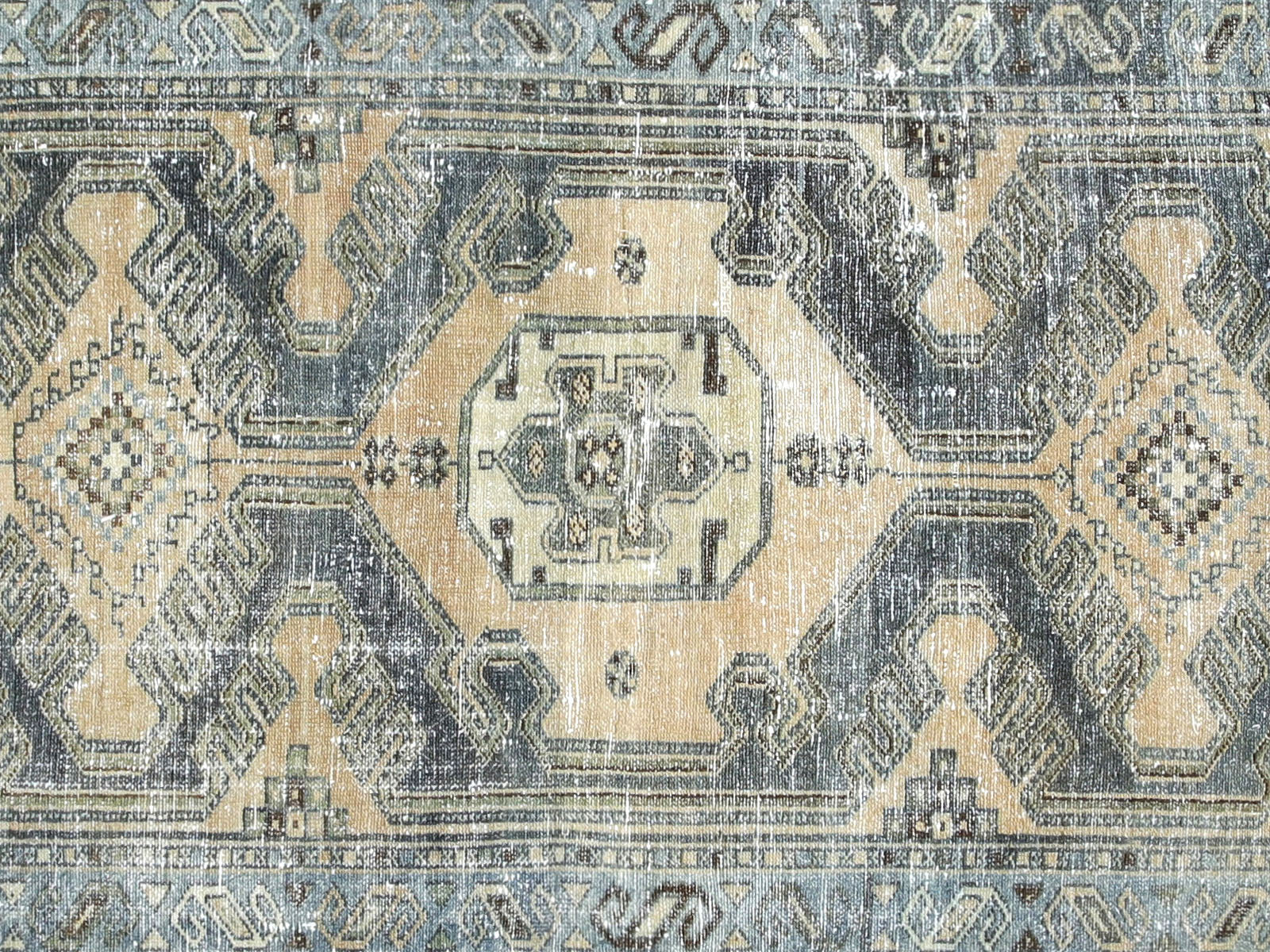 Semi Antique Persian Melayer Runner - 3'1" x 12'11"
