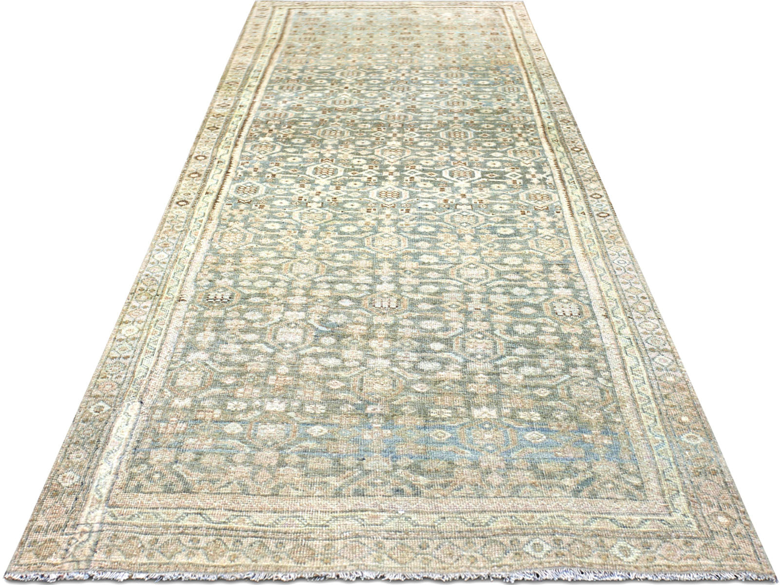 Antique Persian Bidjar Runner - 3'1" x 9'3"