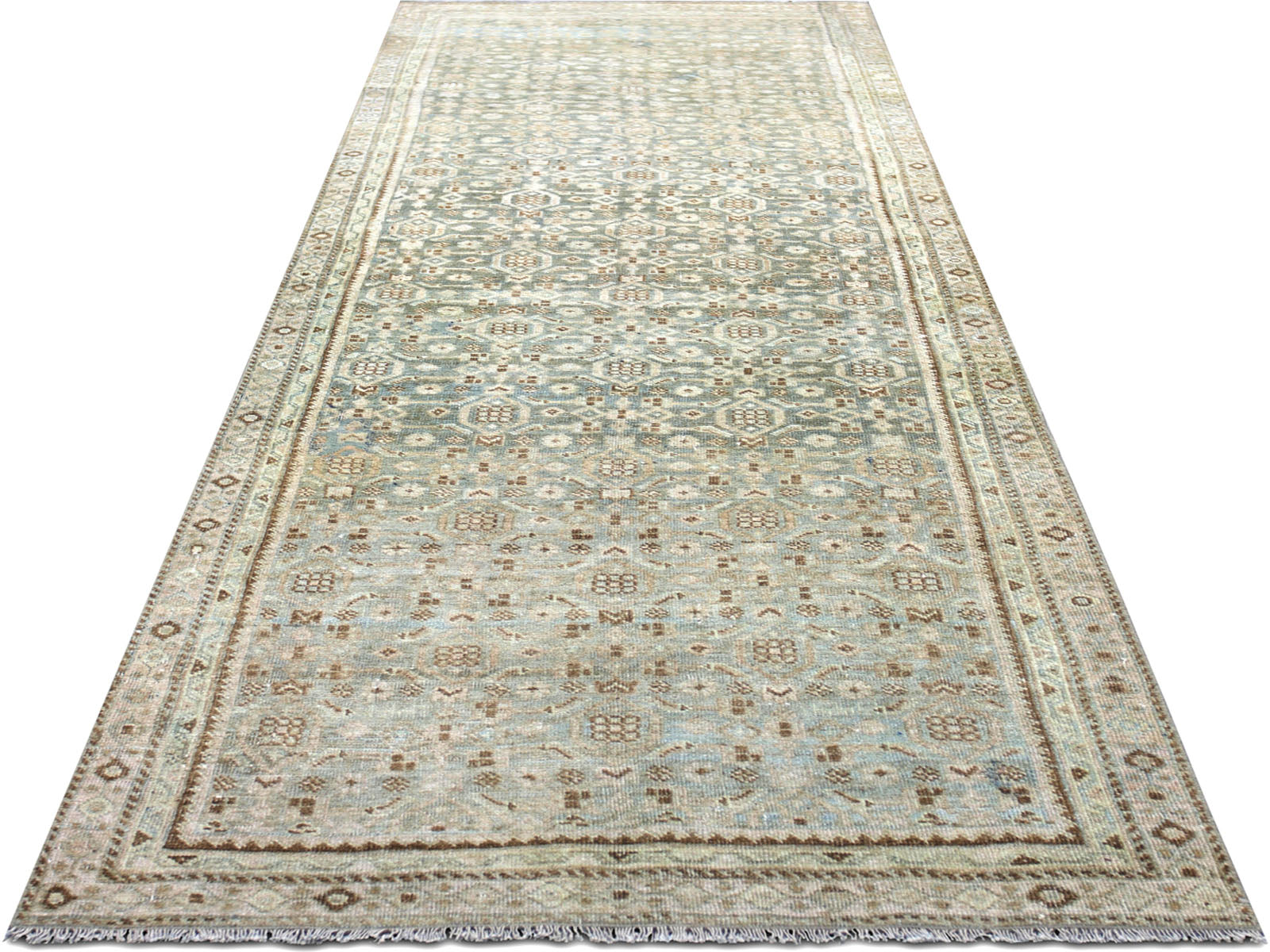 Antique Persian Bidjar Runner - 3'1" x 9'3"