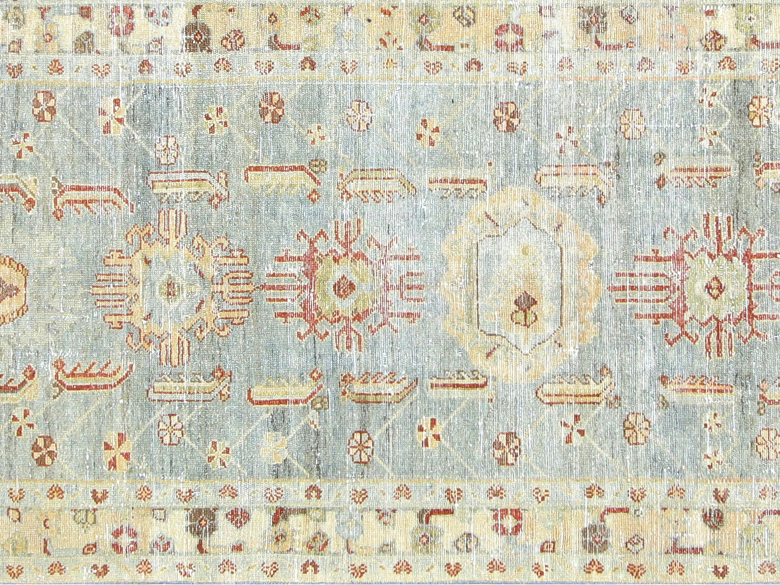 Semi Antique Persian Melayer Runner - 3'9" x 16'7"