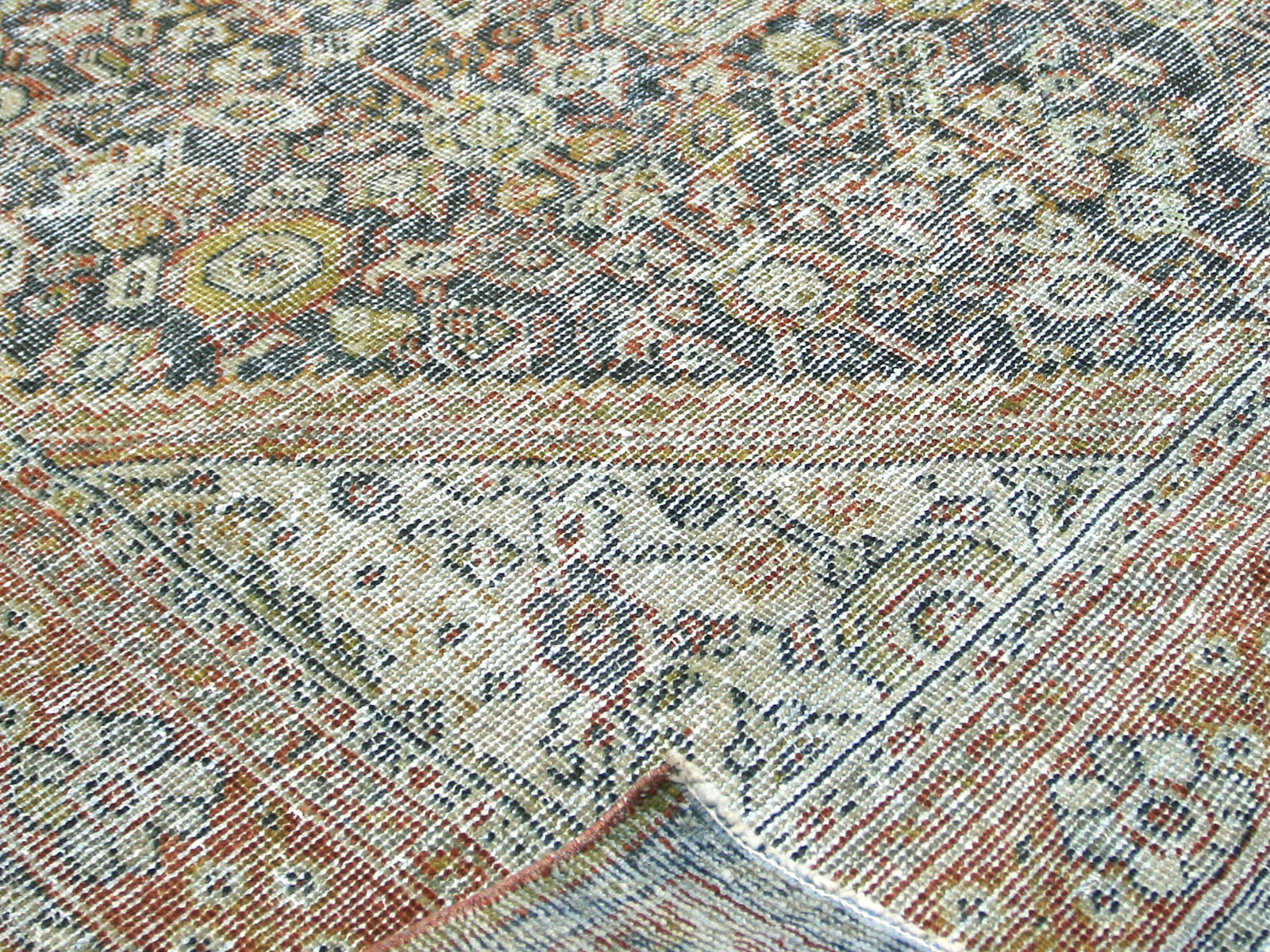 Semi Antique Persian Mahal Rug - 4'3" x 6'7"