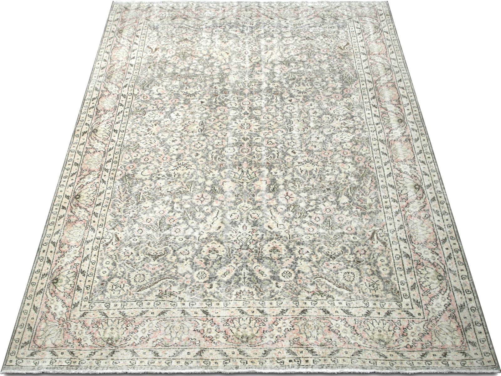 Vintage Turkish Oushak Rug - 7' x 10'2"