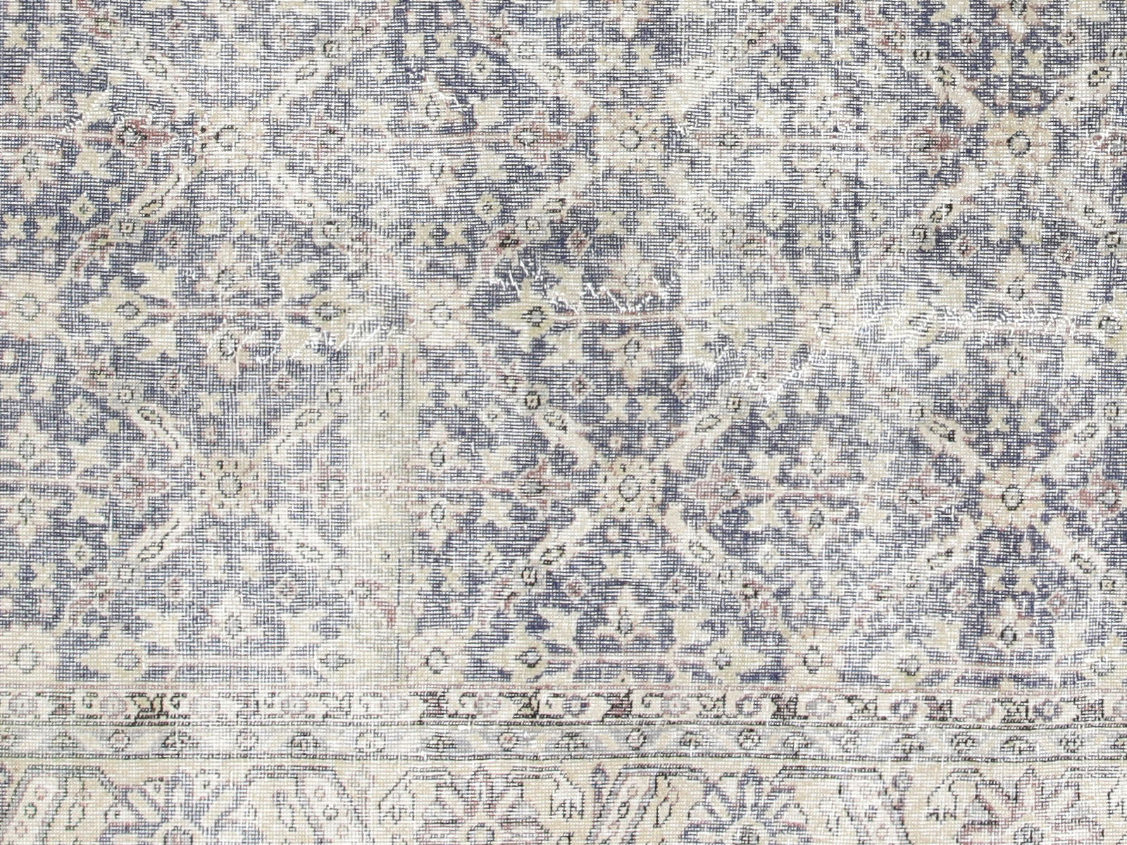 Vintage Turkish Oushak Rug - 8'5" x 11' - 230014