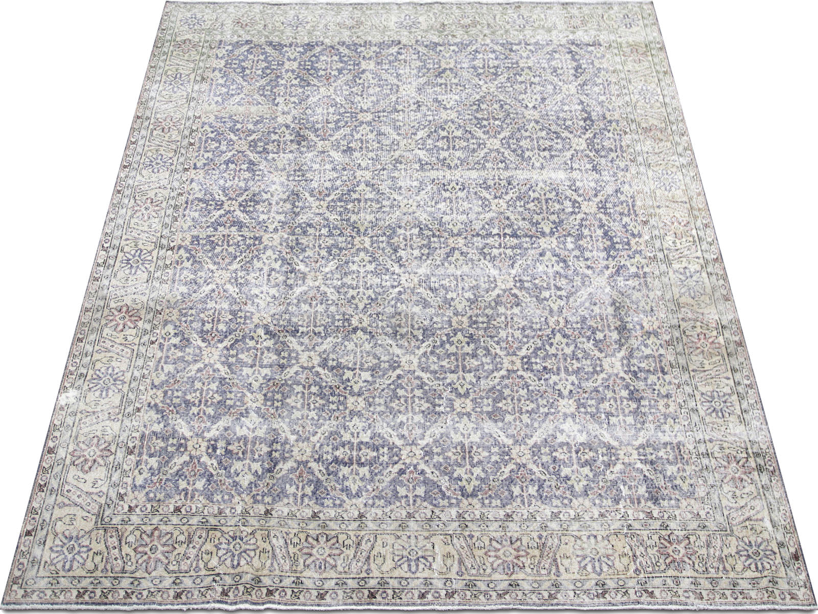 Vintage Turkish Oushak Rug - 8'5" x 11'