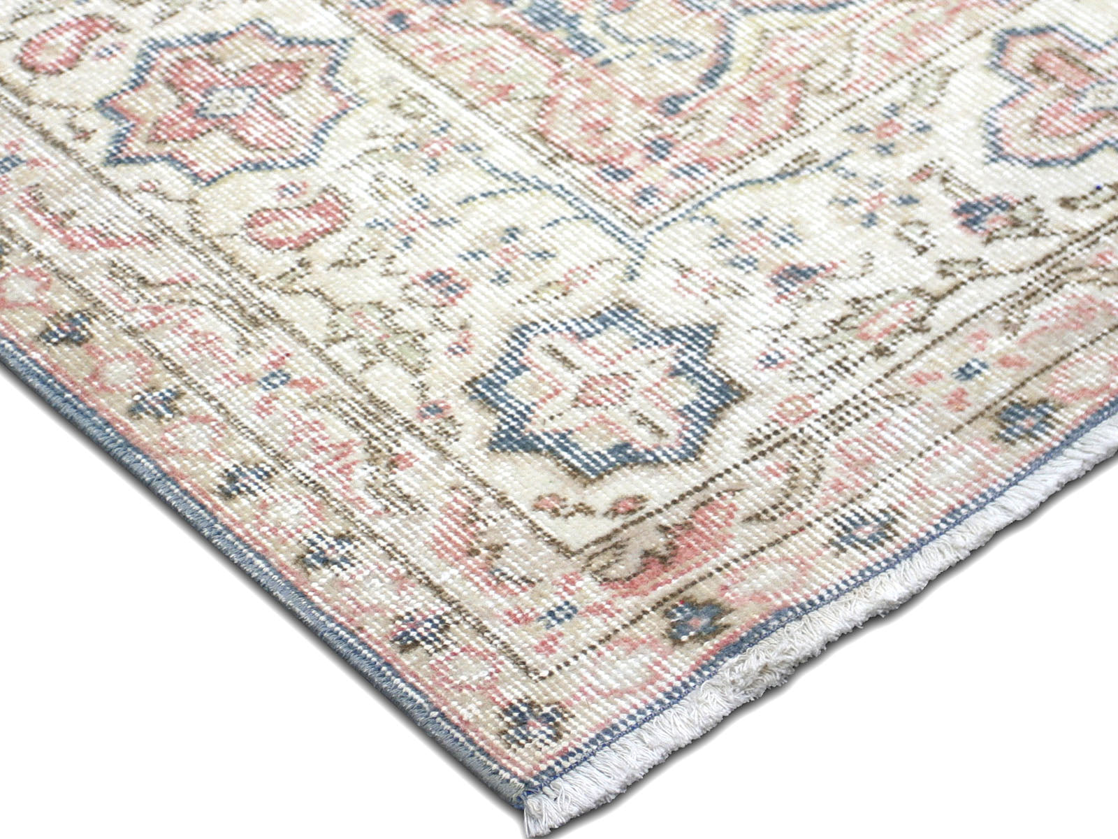Vintage Turkish Oushak Rug - 7' x 10'2"