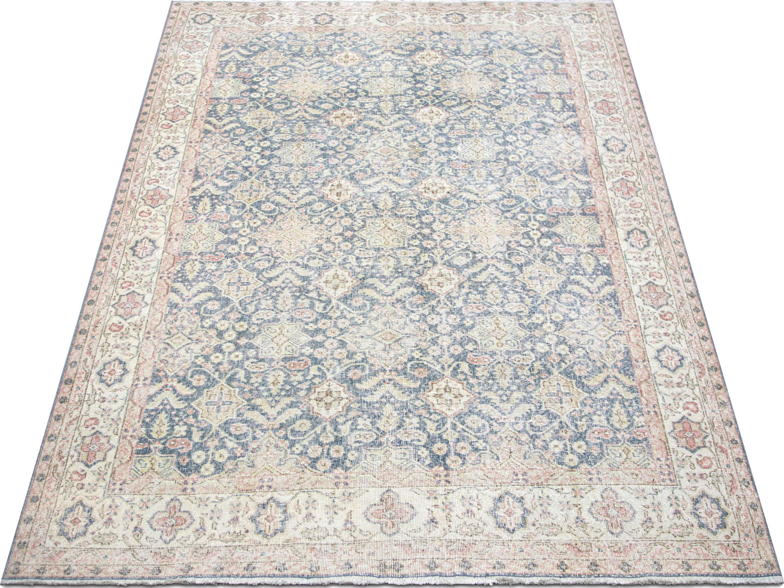 Vintage Turkish Oushak Rug - 7' x 10'2"