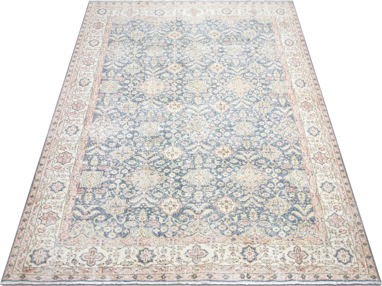 Vintage Turkish Oushak Rug - 7' x 10'2"