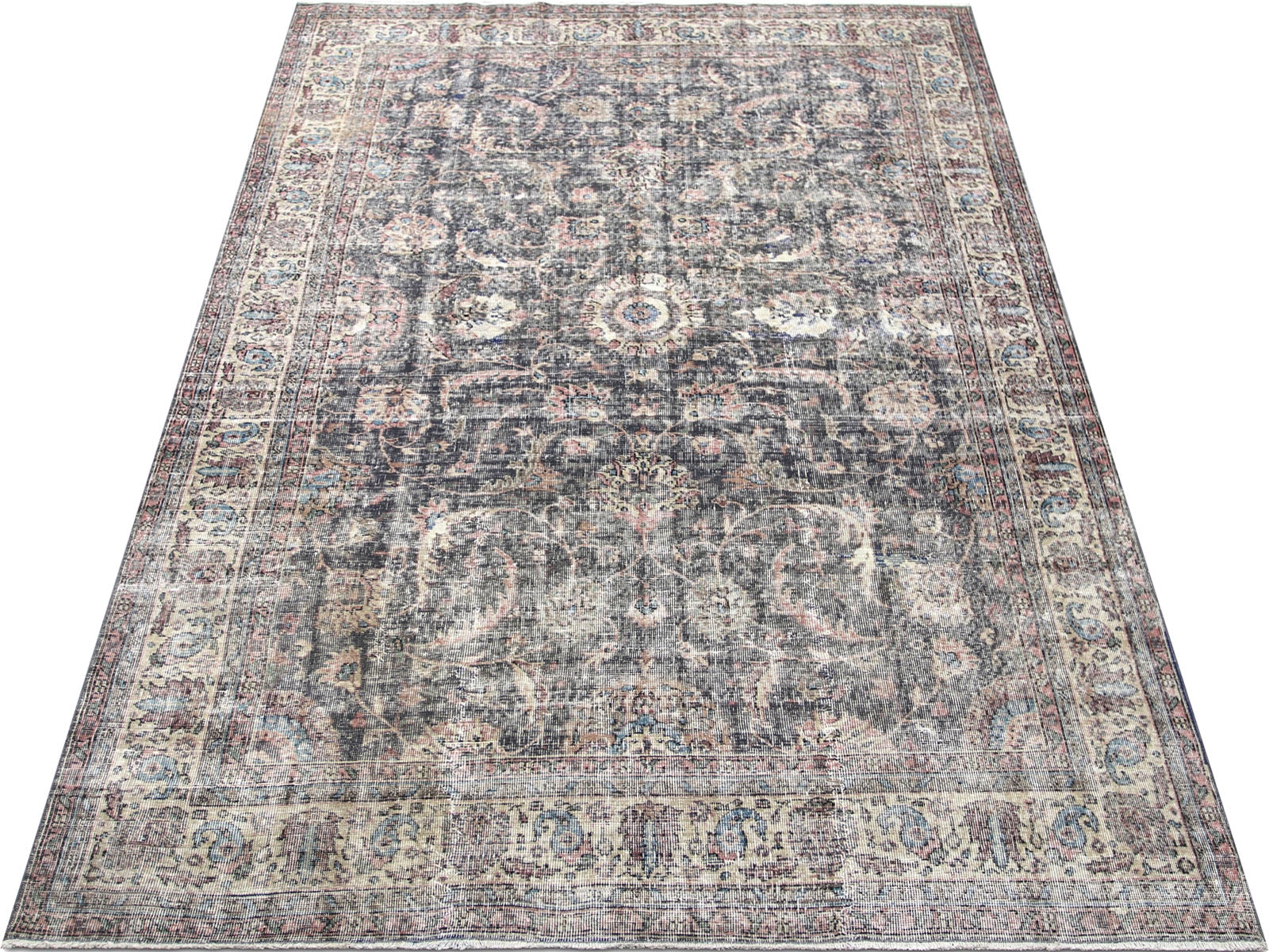 Vintage Turkish Oushak Rug - 6'8" x 10'3"