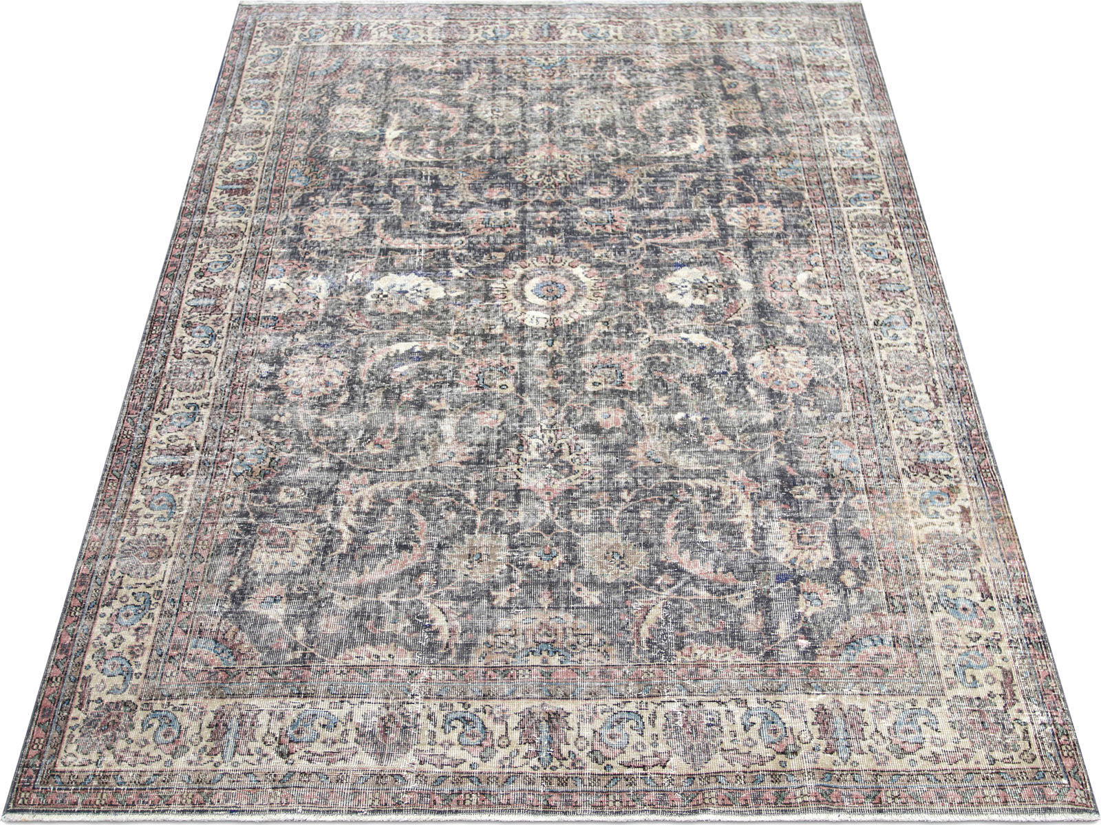 Vintage Turkish Oushak Rug - 6'8" x 10'3"