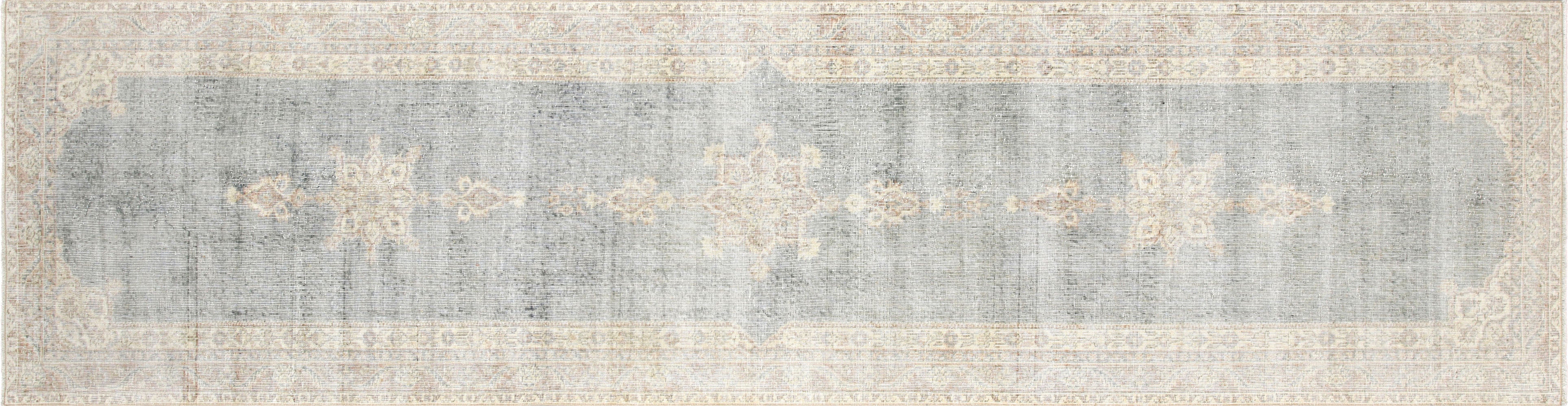 Vintage Turkish Oushak Runner - 3'3" x 12'11" - 230025