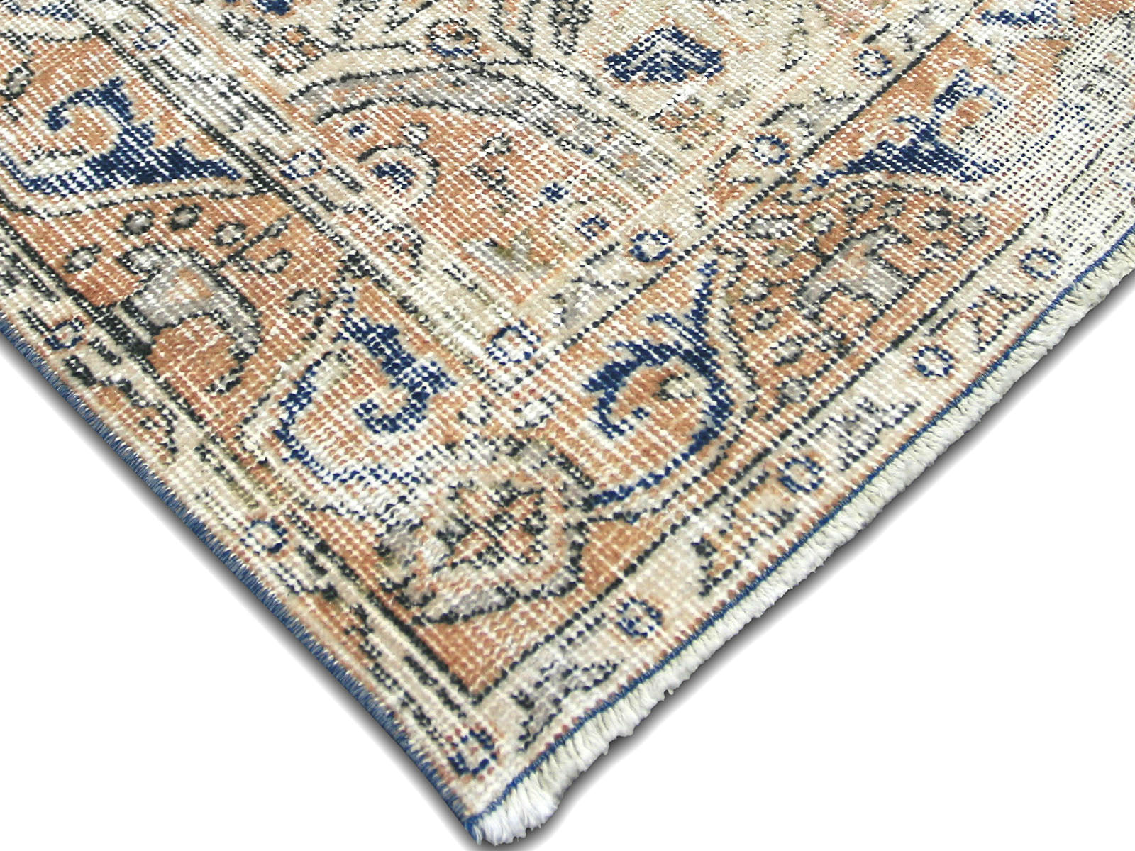 Vintage Turkish Oushak Runner - 3' x 12'2"