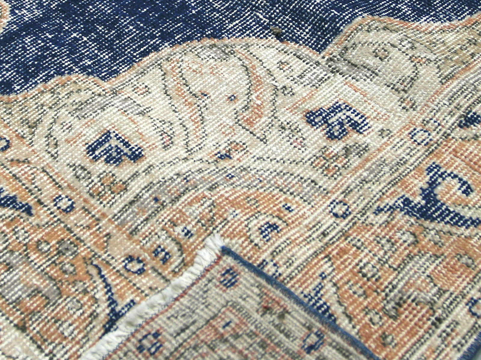 Vintage Turkish Oushak Runner - 3' x 12'2"