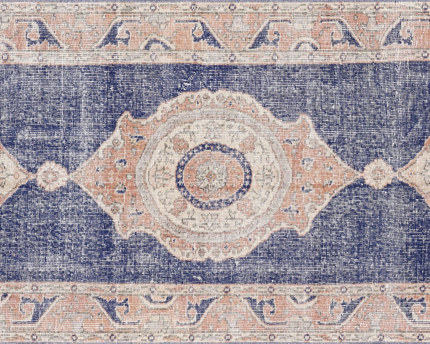 Vintage Turkish Oushak Runner - 3' x 12'2"