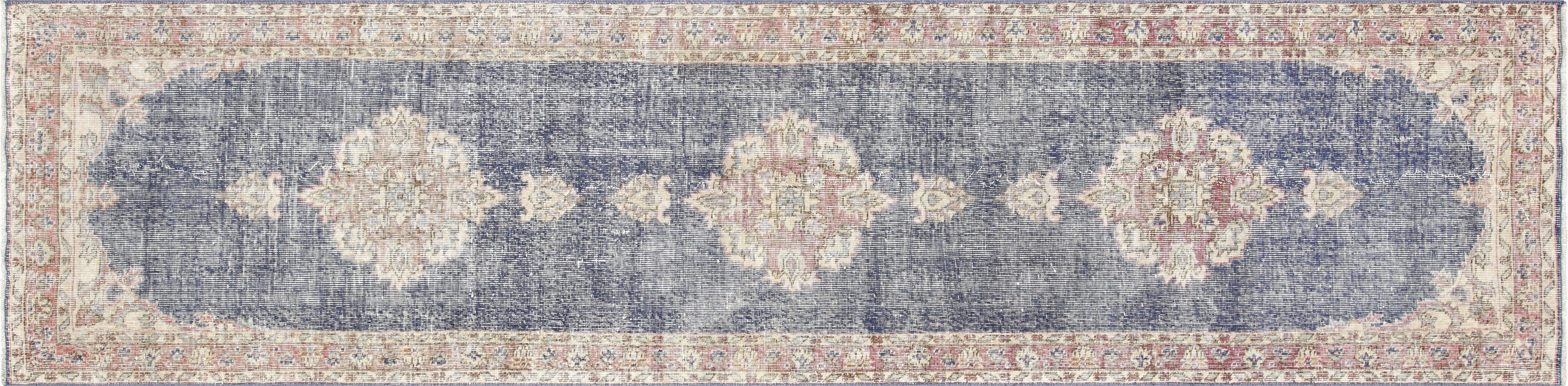 Vintage Turkish Oushak Runner - 2'10" x 11'9" - 230028