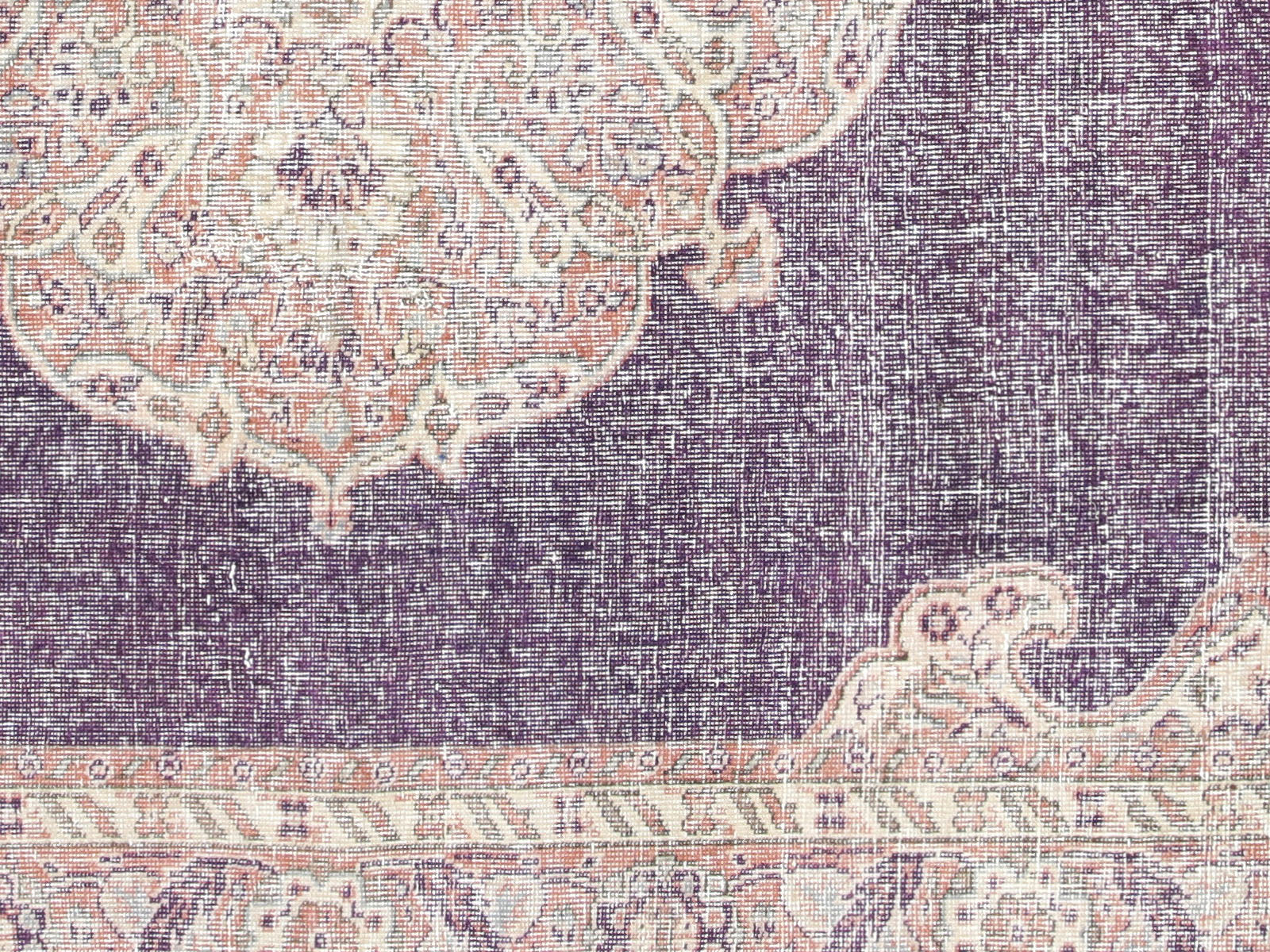 Vintage Turkish Oushak Rug - 6'11" x 10'2" - 230030