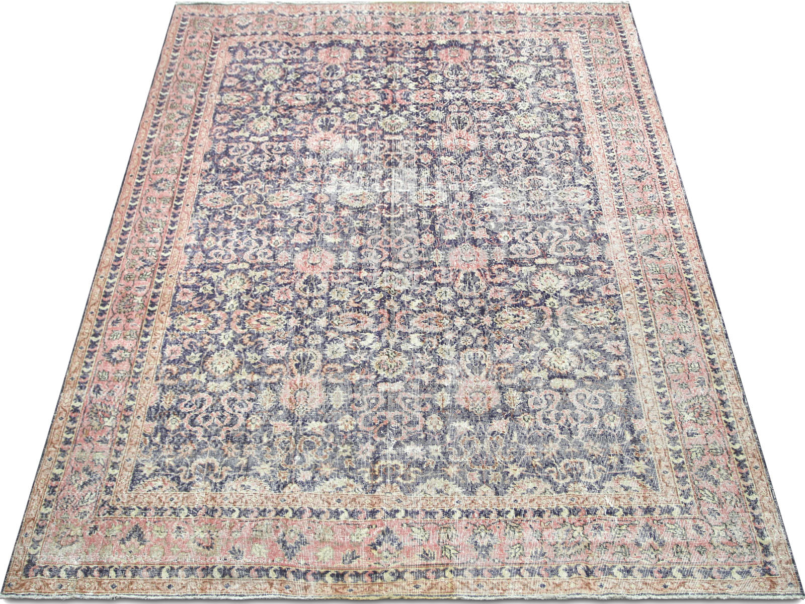 Vintage Turkish Oushak Rug - 7'4" x 10'4"