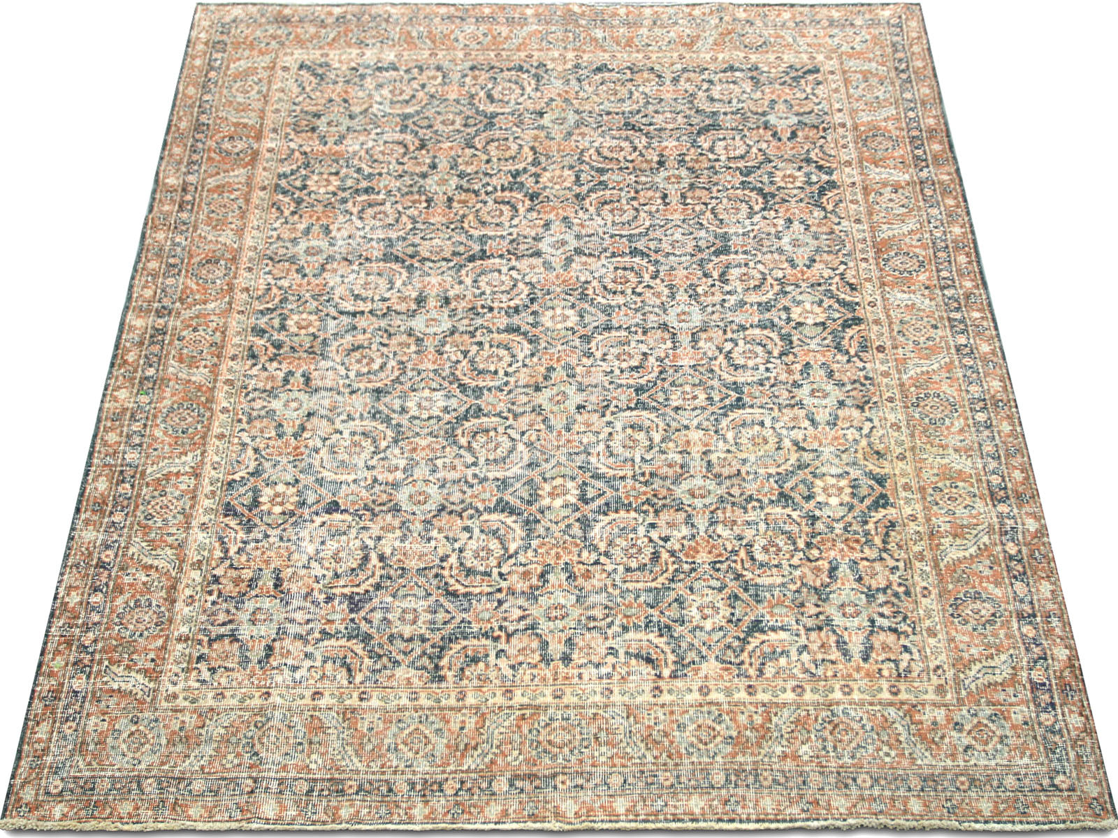 Vintage Turkish Oushak Rug - 6'2" x 9'8"