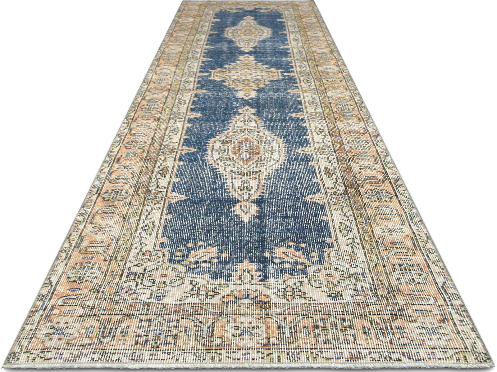 Vintage Turkish Oushak Runner - 2'7" x 11'8"