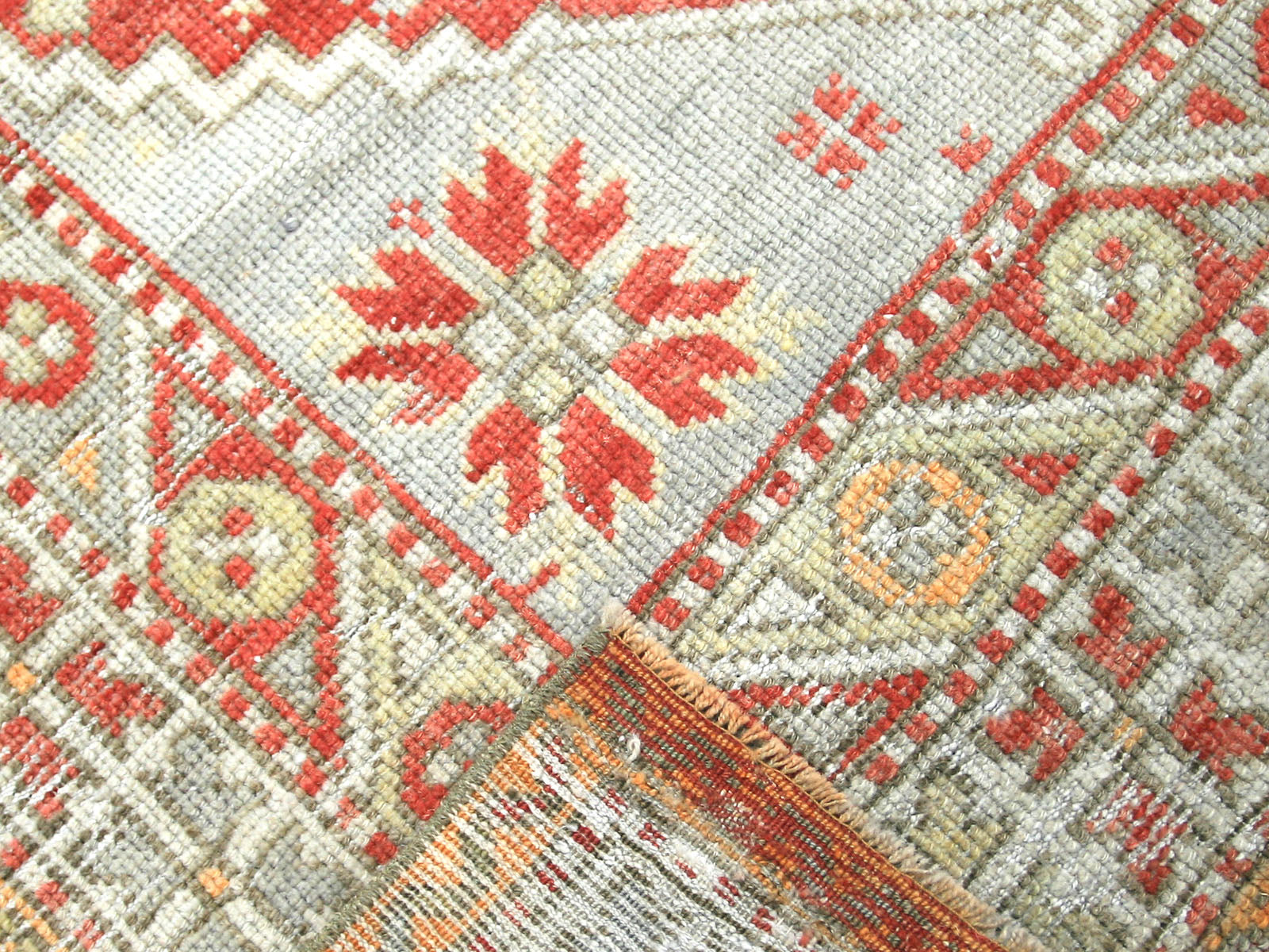 Vintage Turkish Oushak Rug - 3'5" x 4'10"