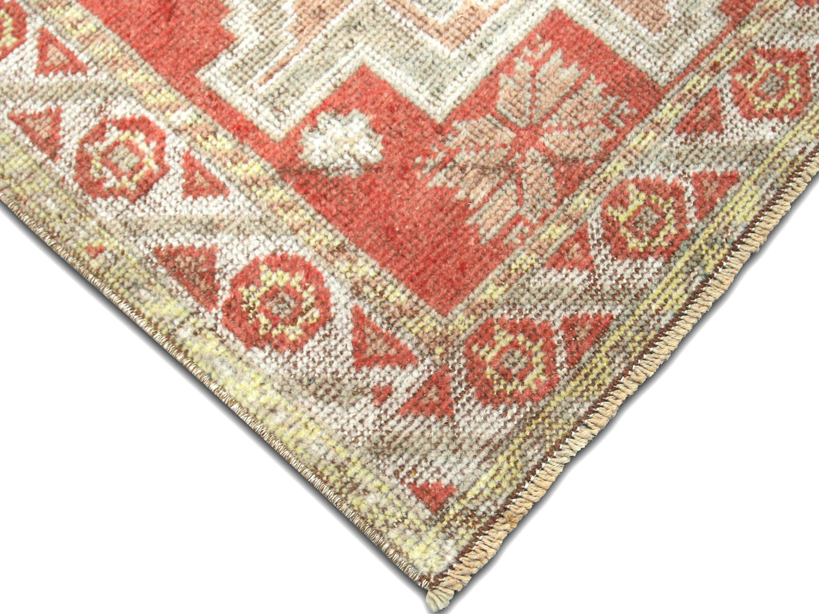 Vintage Turkish Oushak Rug - 3'3" x 6'4"