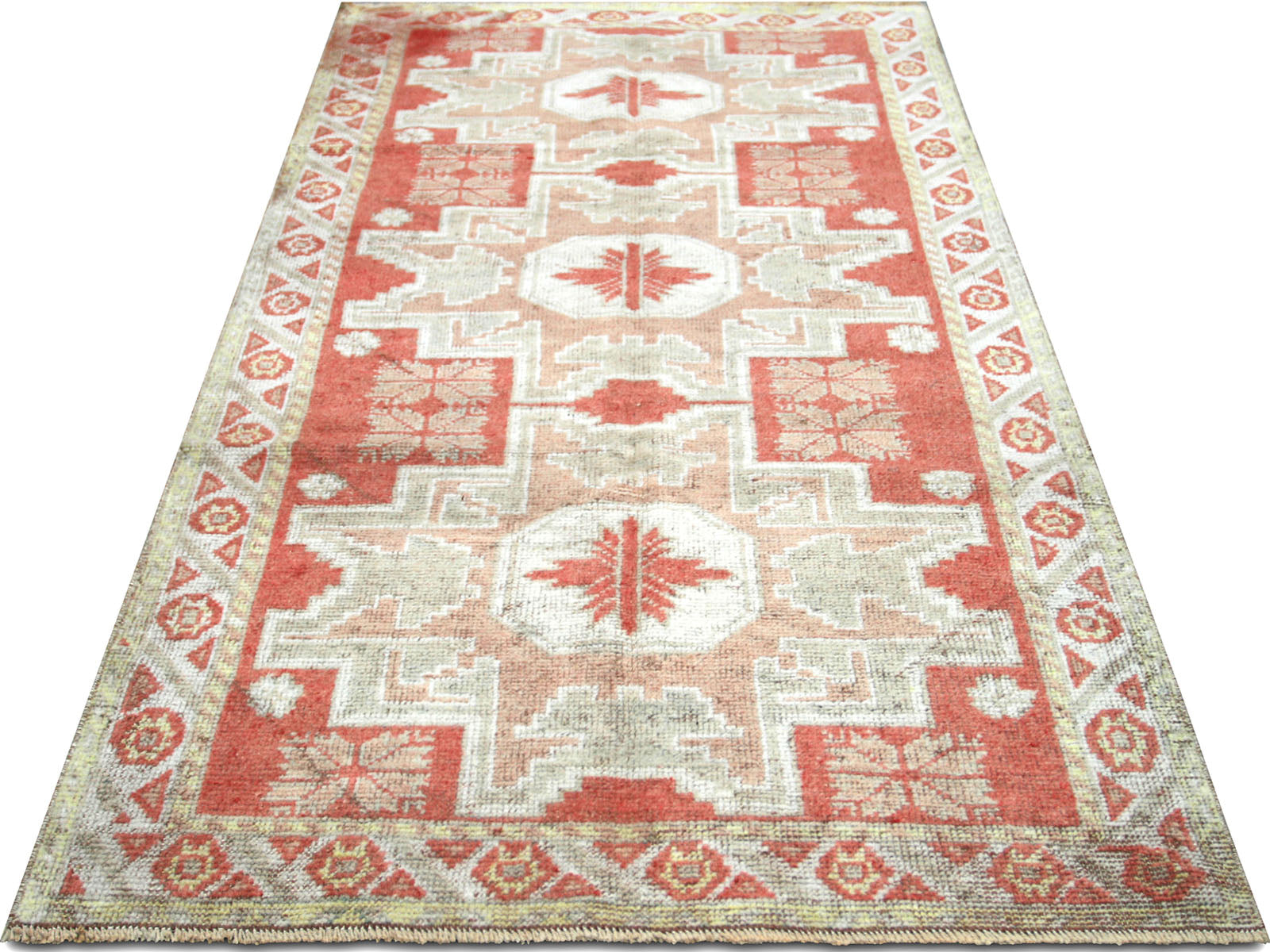 Vintage Turkish Oushak Rug - 3'3" x 6'4"