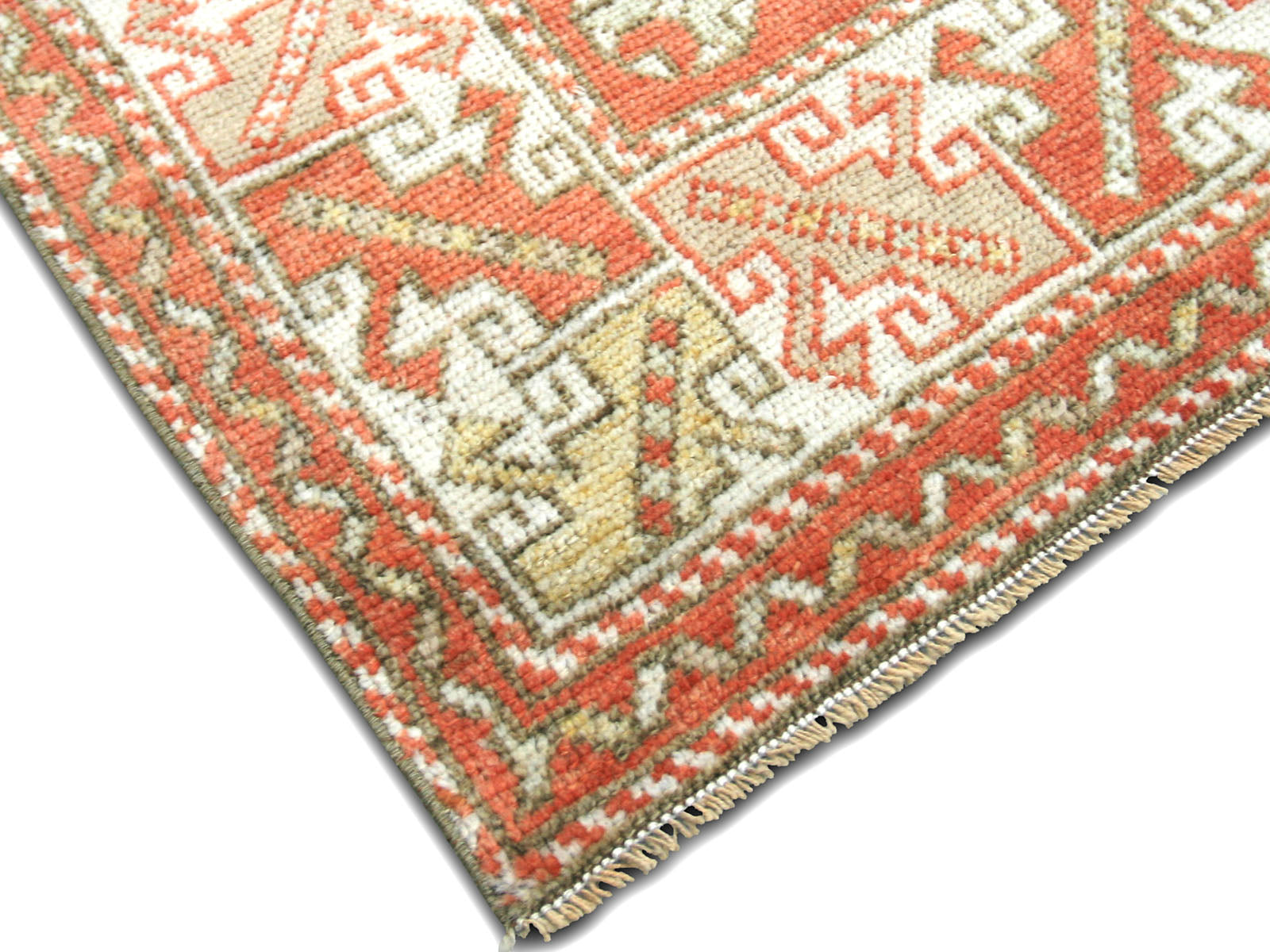 Vintage Turkish Oushak Rug - 3'8" x 4'8"