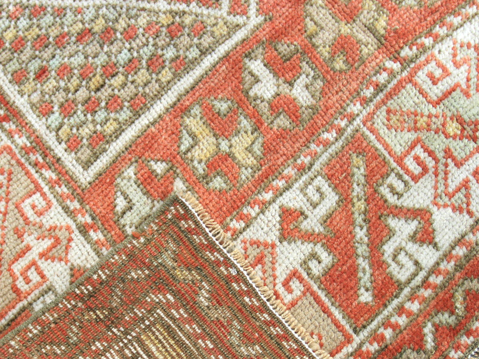 Vintage Turkish Oushak Rug - 3'8" x 4'8"