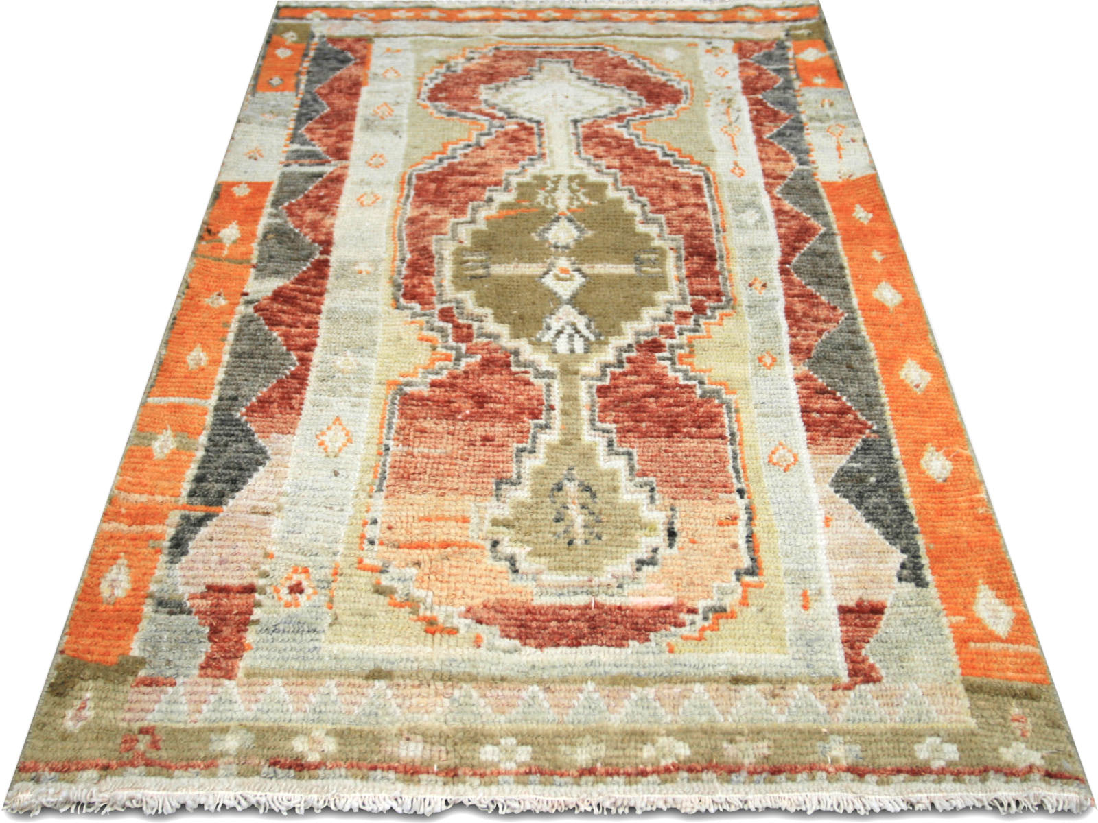 Vintage Turkish Oushak Rug - 2'5" x 4'2"