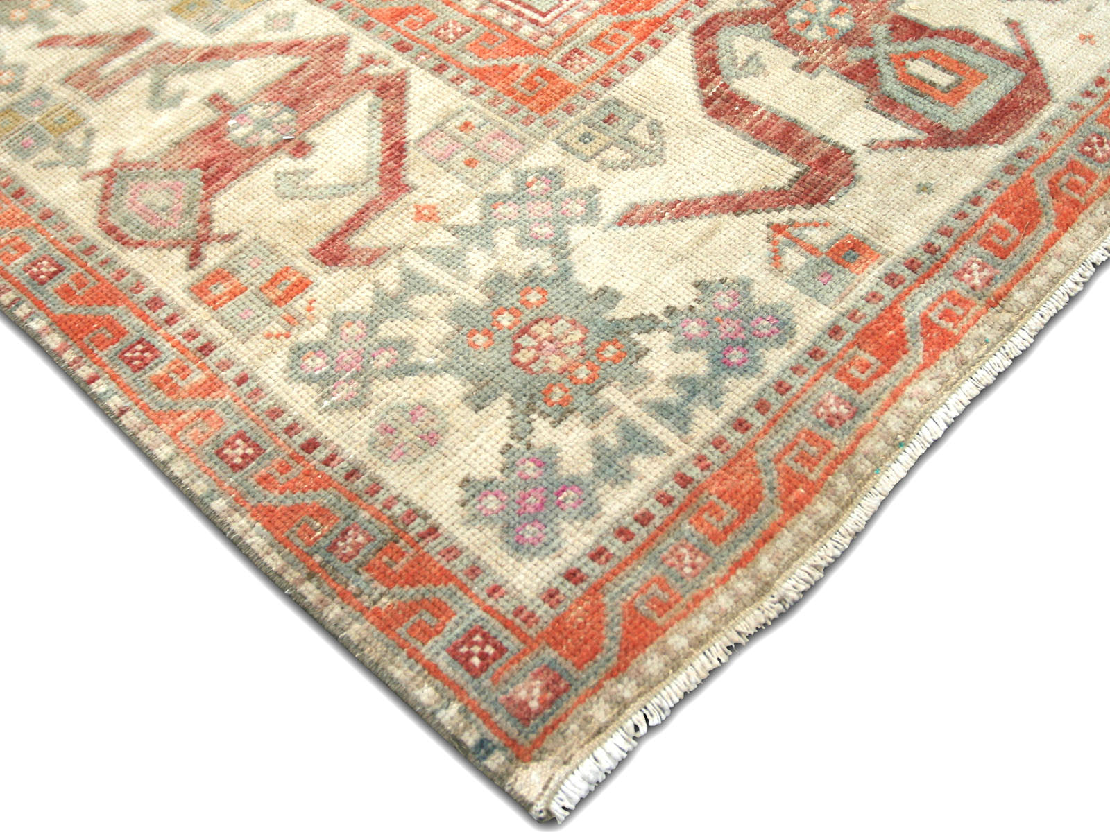 Vintage Turkish Oushak Rug - 5'9" x 8'9"