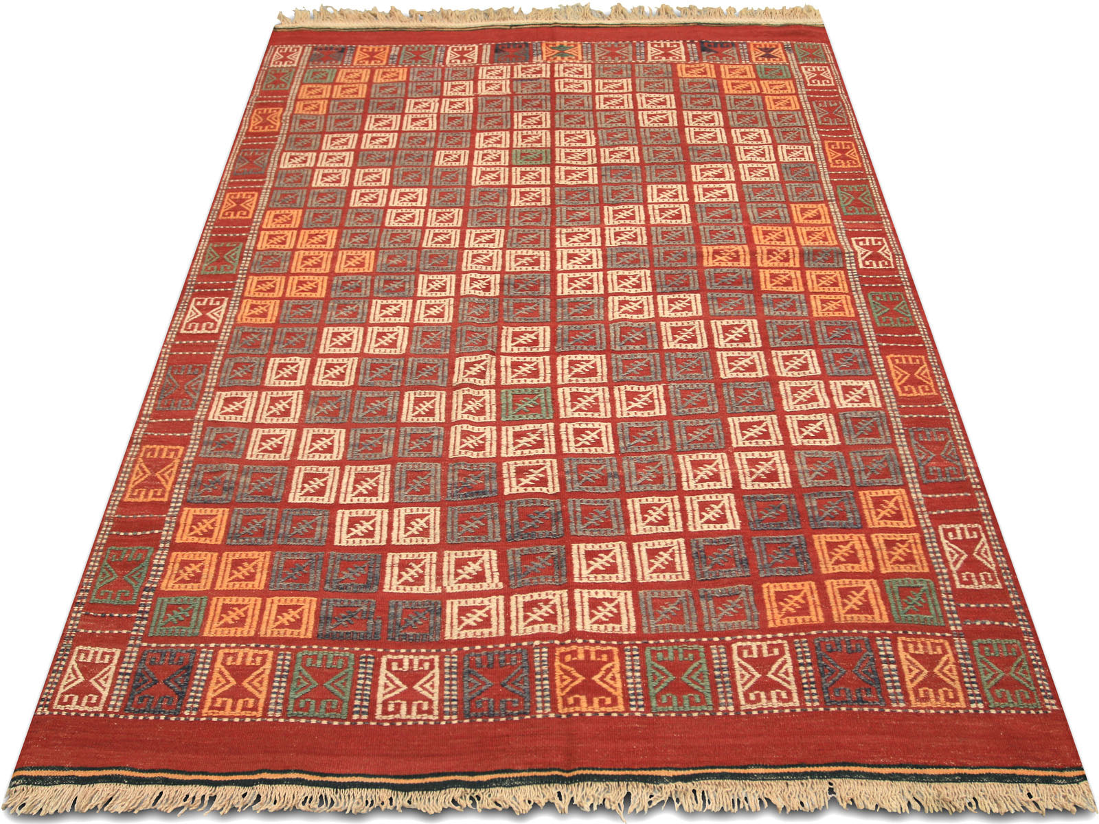 Vintage Turkish Kilim - 4'7" x 6'9"