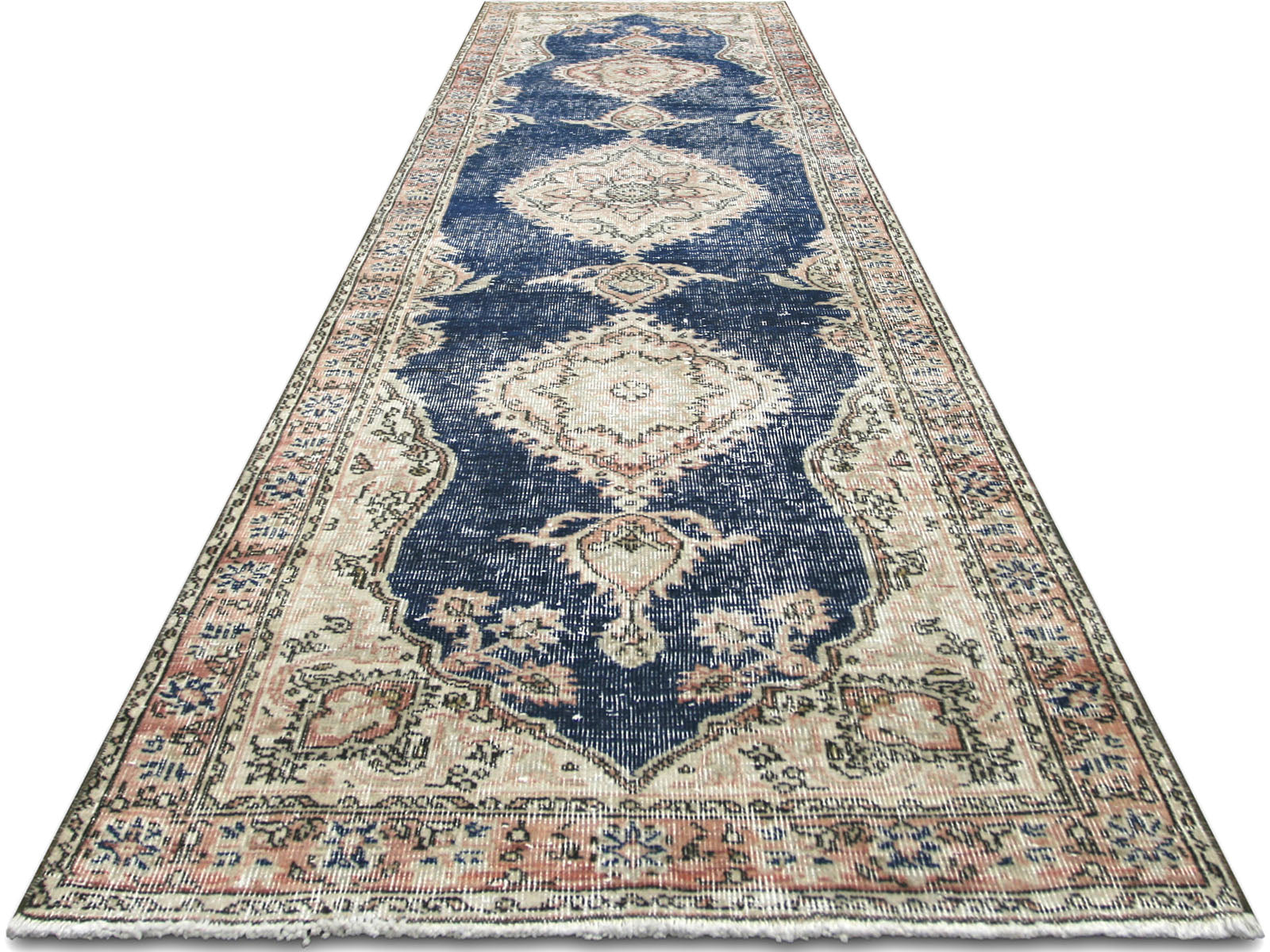 Vintage Turkish Oushak Runner - 3'1" x 9'9"