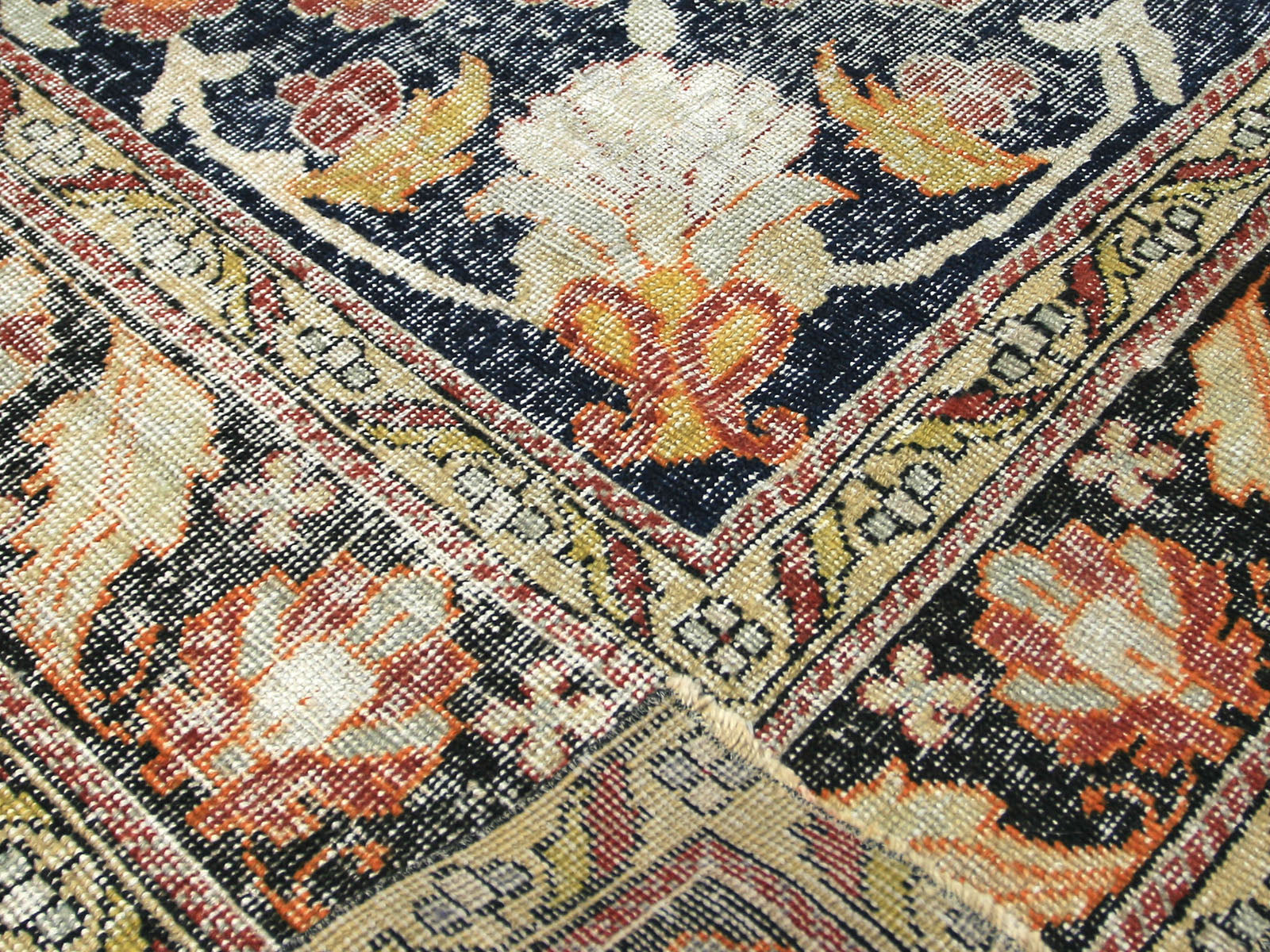 Semi Antique Turkish Oushak Rug - 6'3" x 10'5"