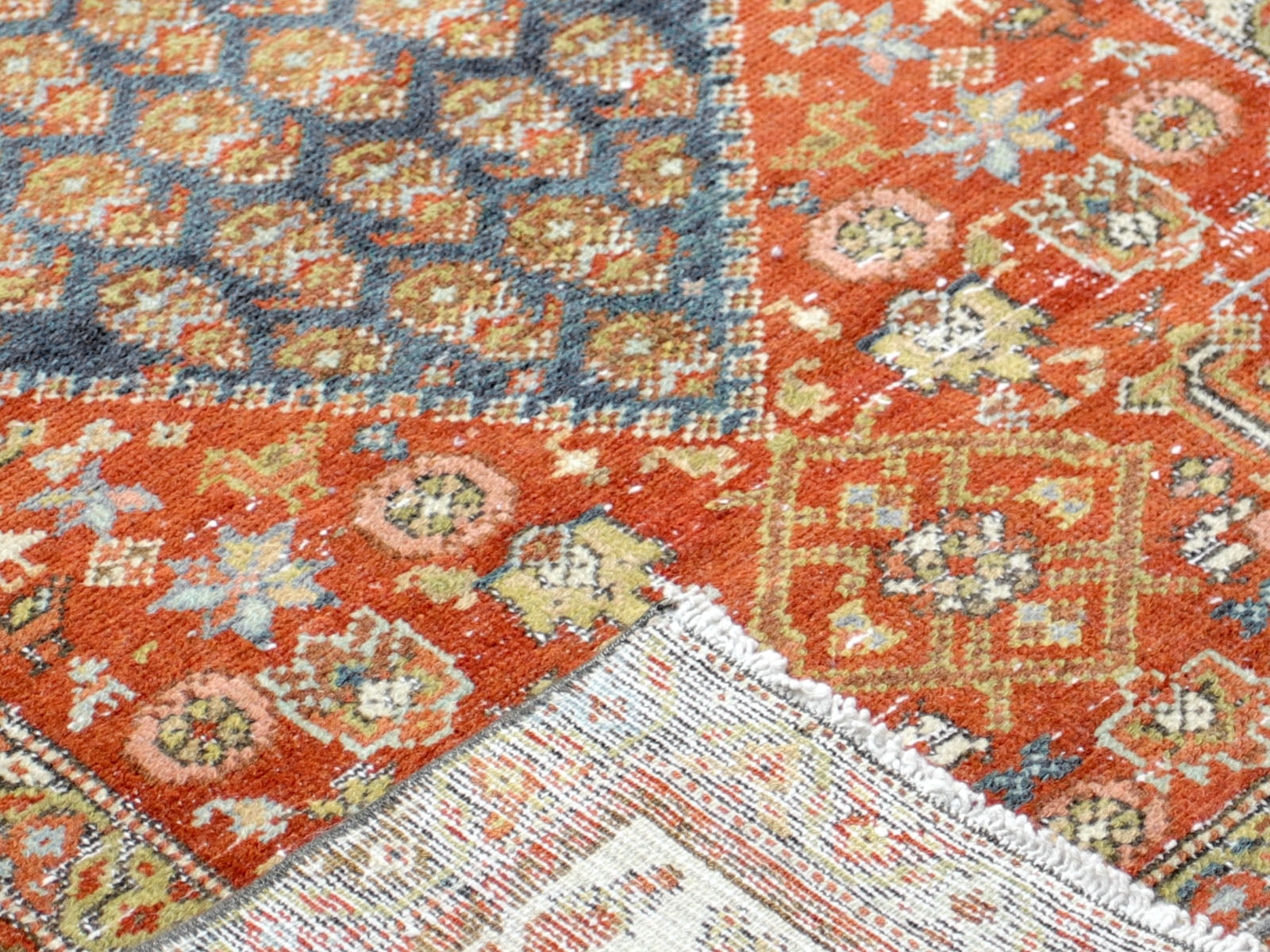 Semi Antique Persian Melayer Runner - 3'2" x 18'11"