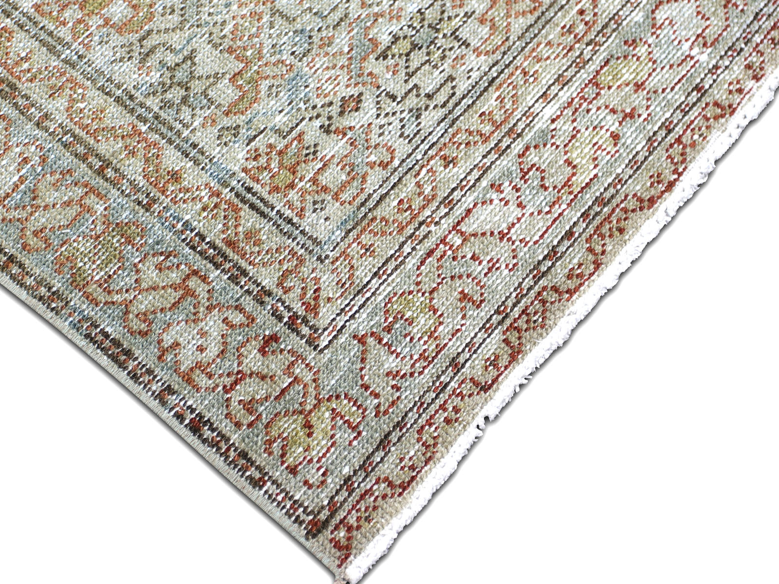 Semi Antique Persian Melayer Runner - 3' x 12'10"