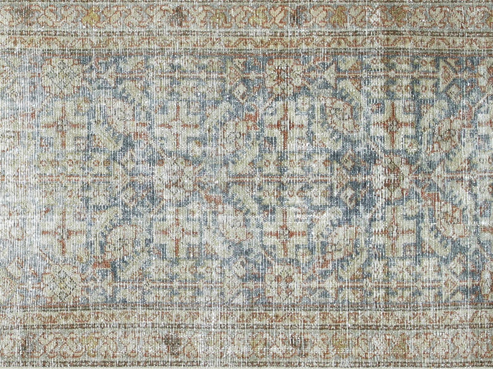 Semi Antique Persian Melayer Runner - 3' x 12'10"
