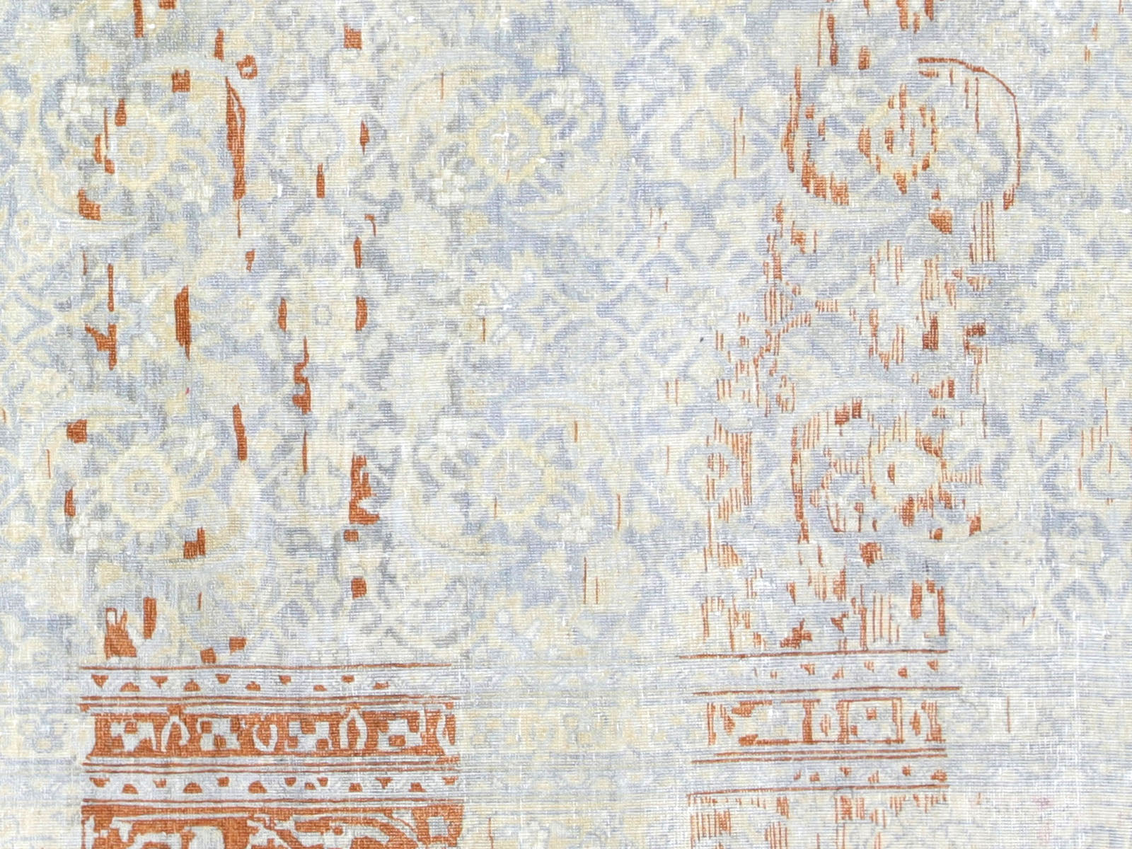Semi Antique Persian Tabriz Rug - 6'8" x 9'9" - 230072