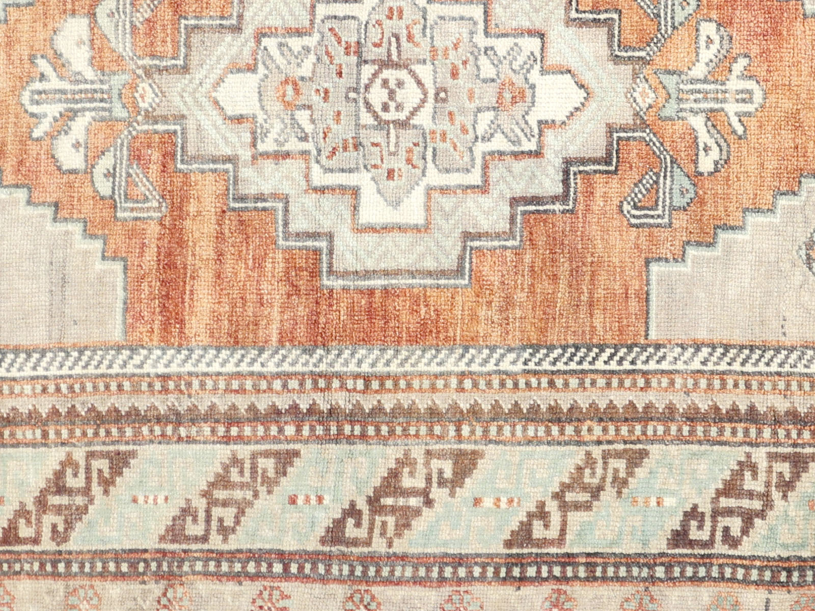 Vintage Turkish Oushak Rug - 3'10" x 6'3"