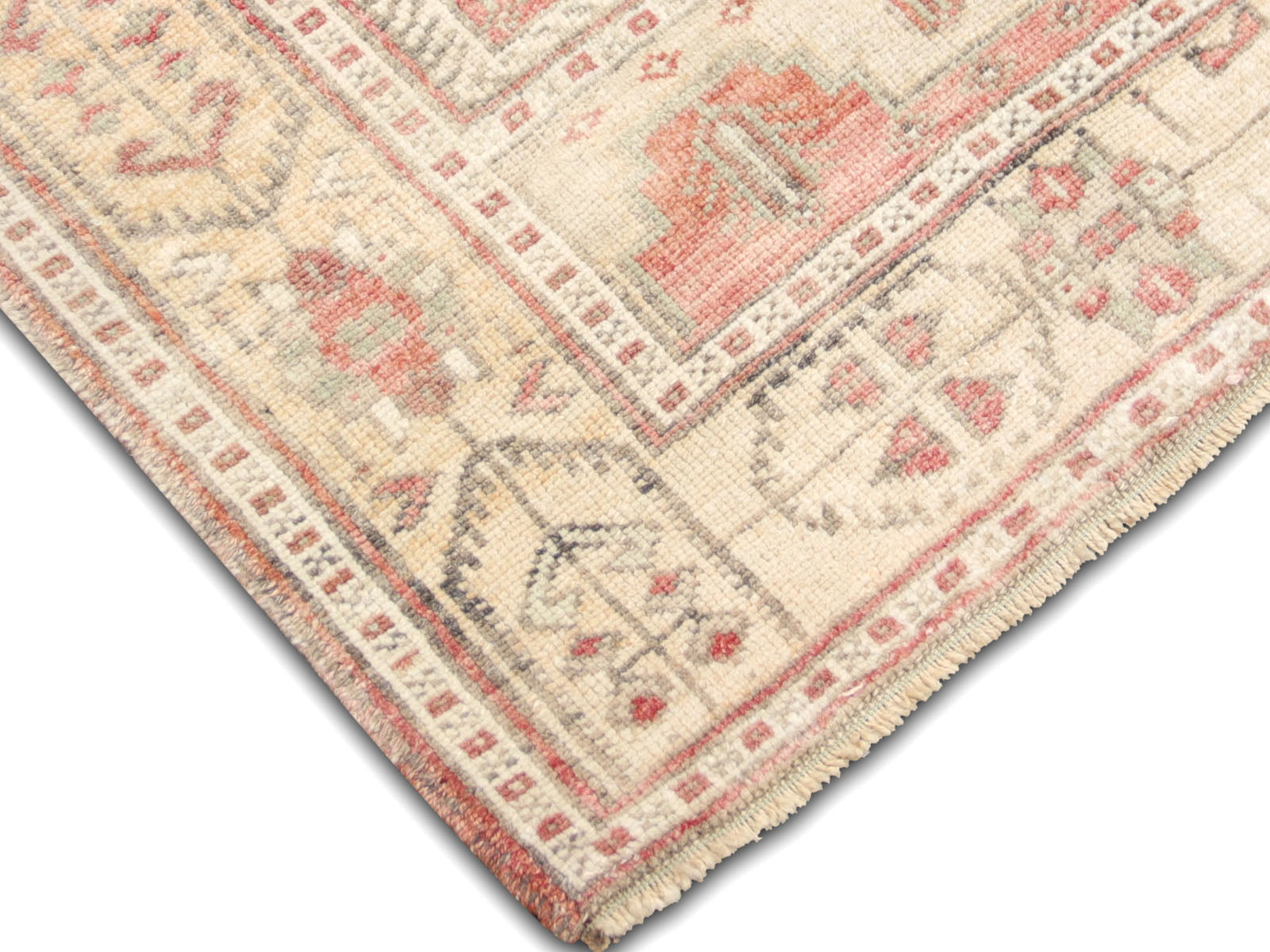 Vintage Turkish Oushak Rug - 3'9" x 6'7"