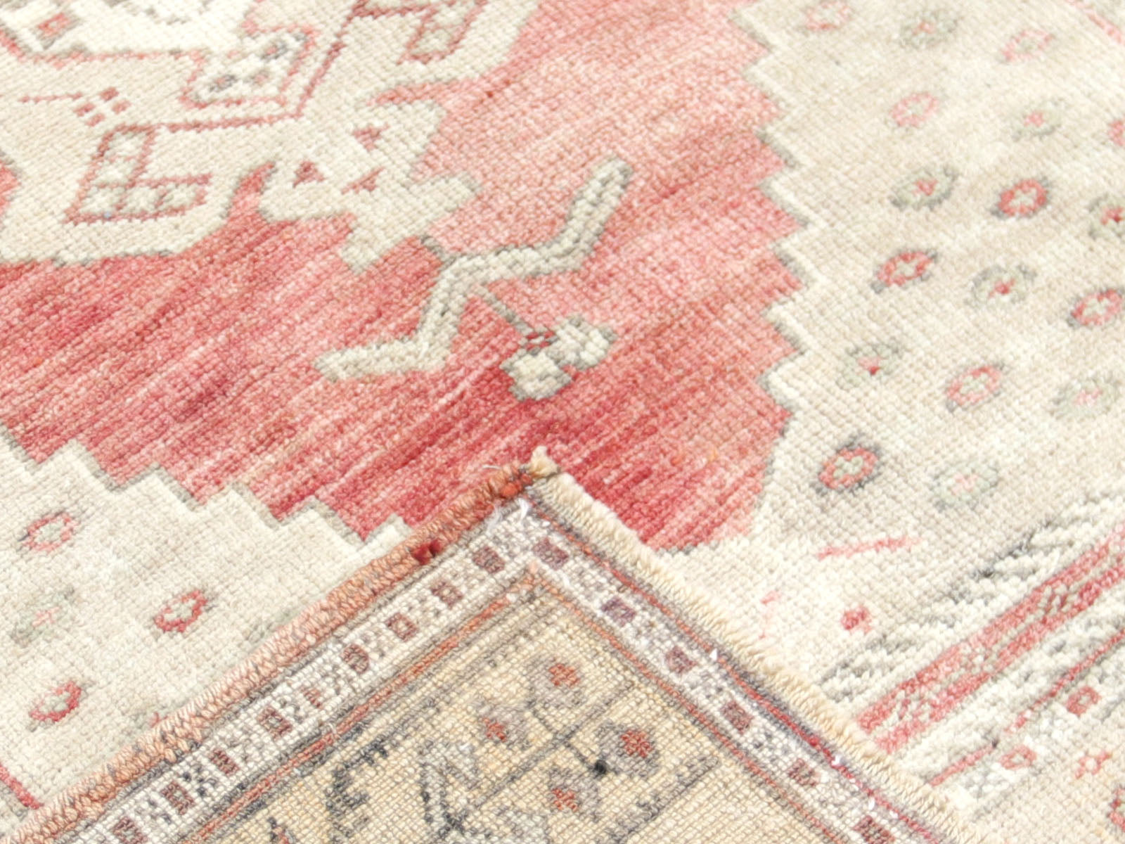 Vintage Turkish Oushak Rug - 3'9" x 6'7"