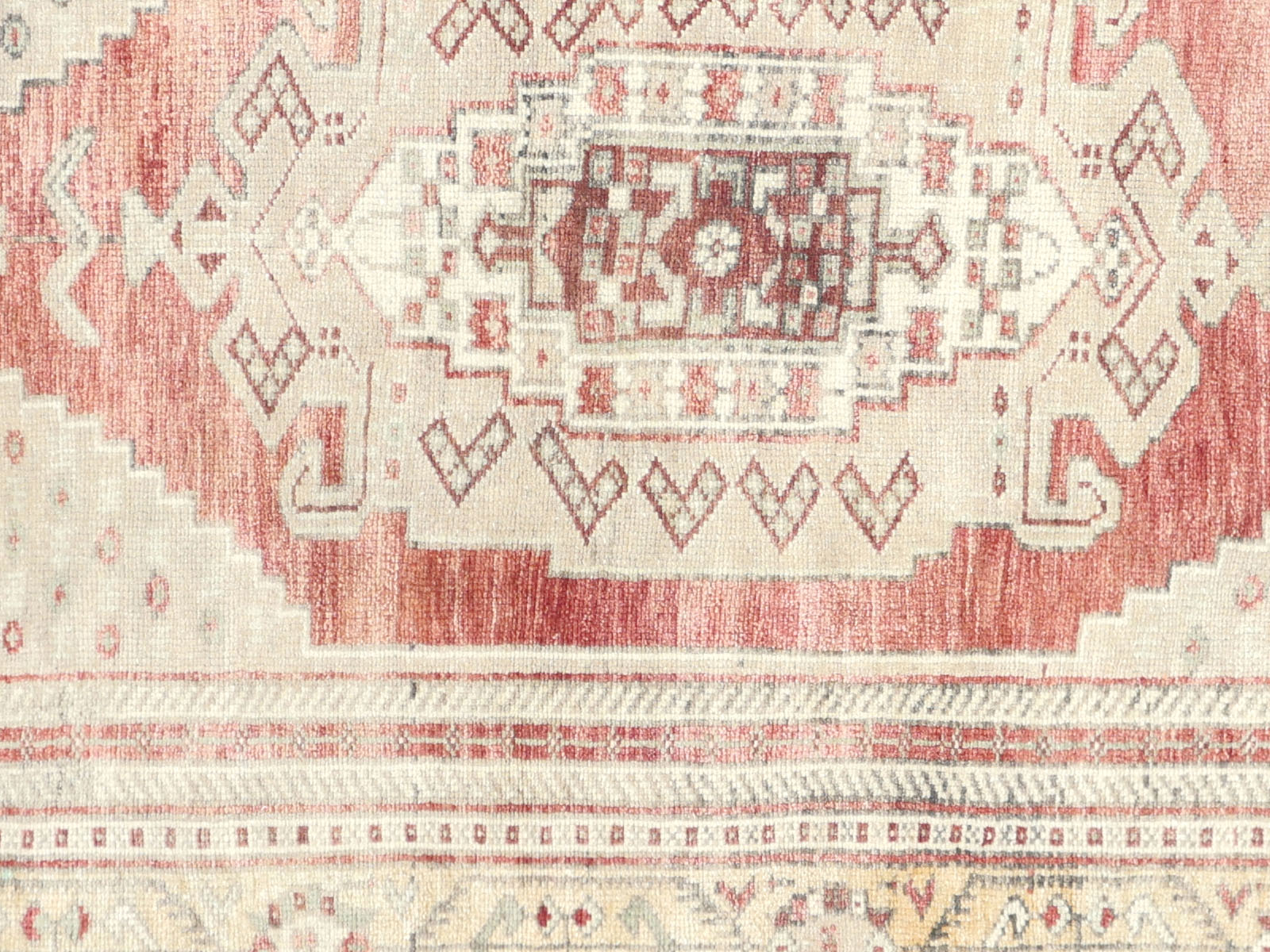 Vintage Turkish Oushak Rug - 3'9" x 6'7"