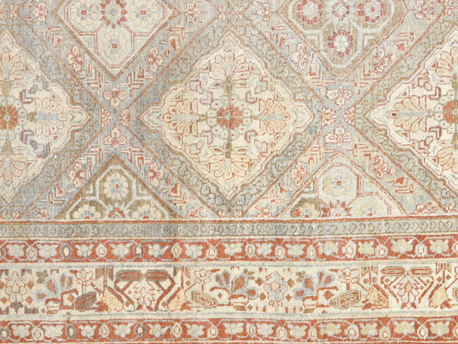 Antique Persian Tabriz Rug - 8'1" x 14'4" - 230092