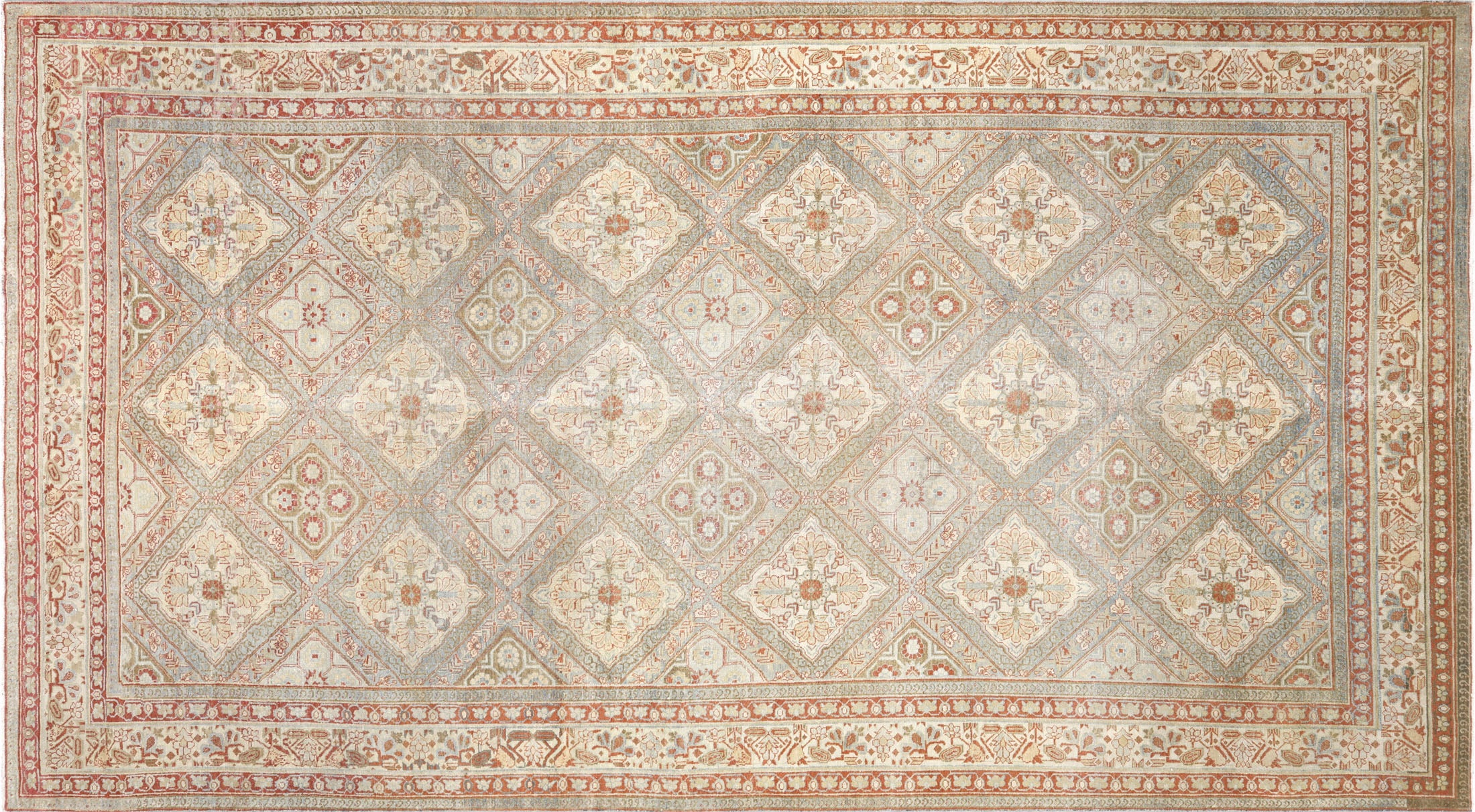 Antique Persian Tabriz Rug - 8'1" x 14'4" - 230092