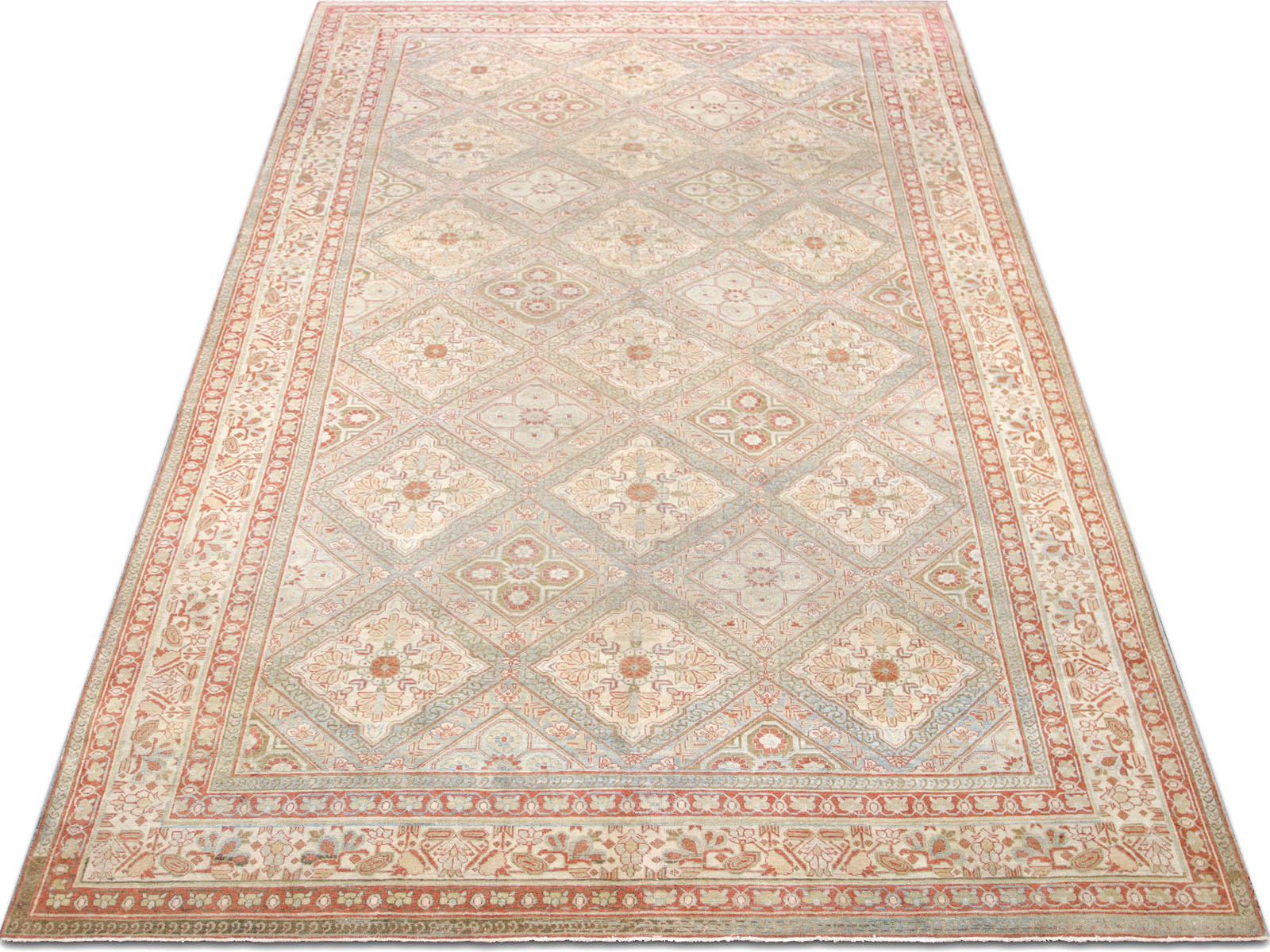 Antique Persian Tabriz Rug - 8'1" x 14'4" - 230092