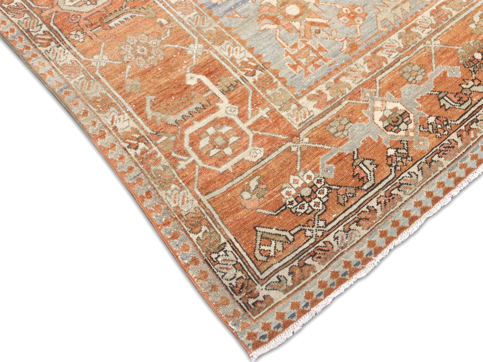 Antique Persian Heriz Rug - 12' x 14'3" -230094