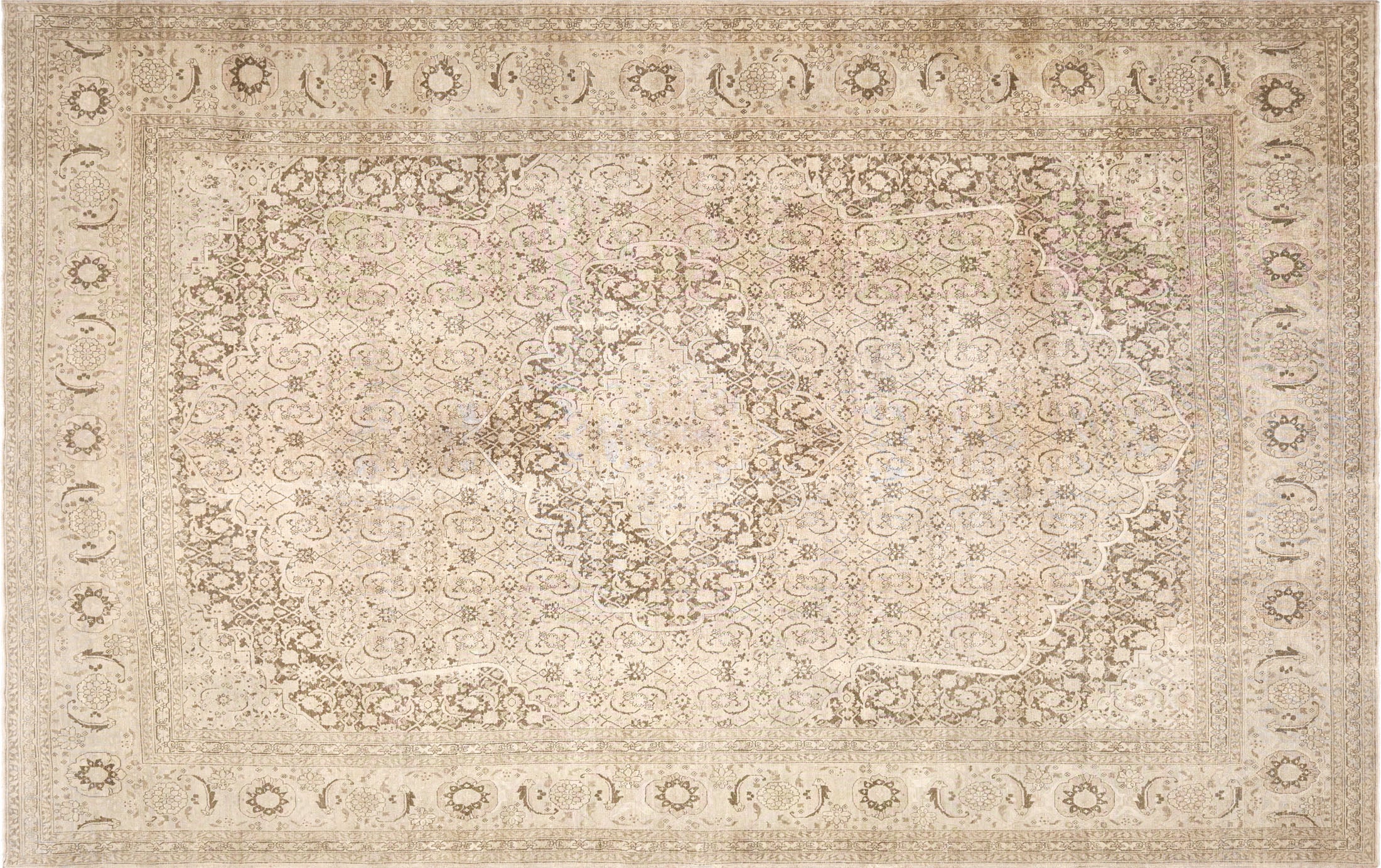 Antique Persian Tabriz Rug - 11' x 17'4" - 230095